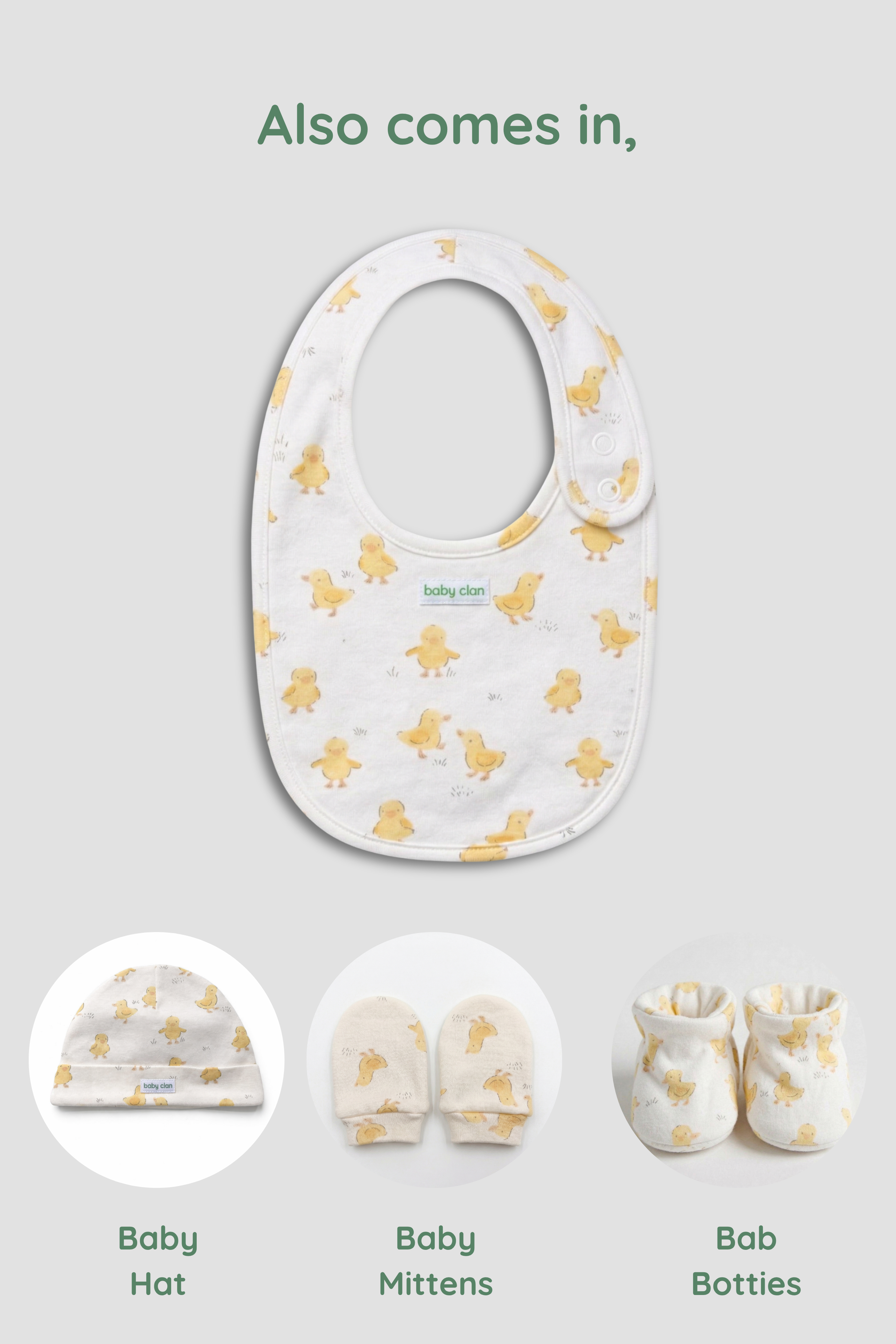 BABY CLAN DUCKY VELCRO CLOTH NAPPY