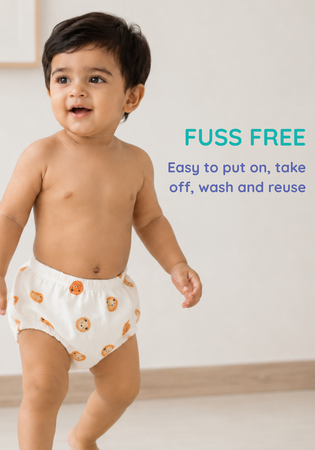 ROAR MUSLIN POTTY TRAINING PANTY