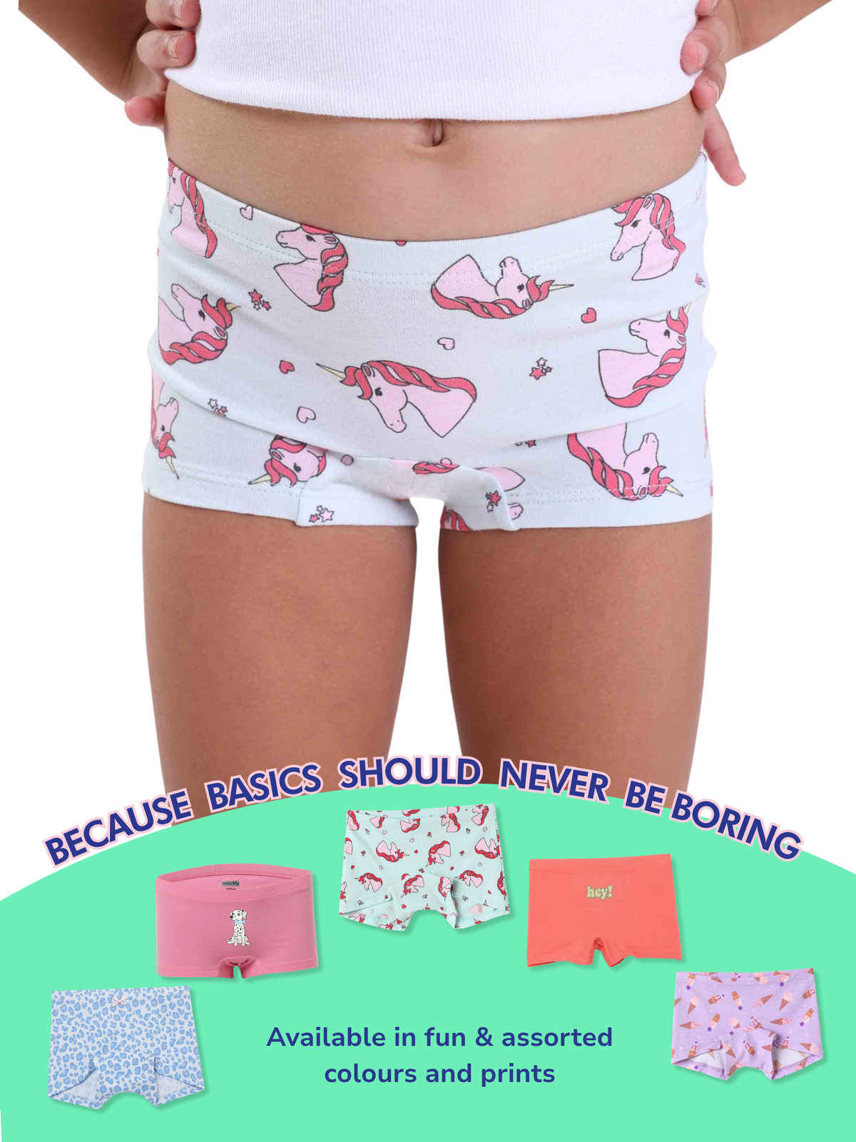 MAKE IT FUN GIRLS BOXER - 3 PACK
