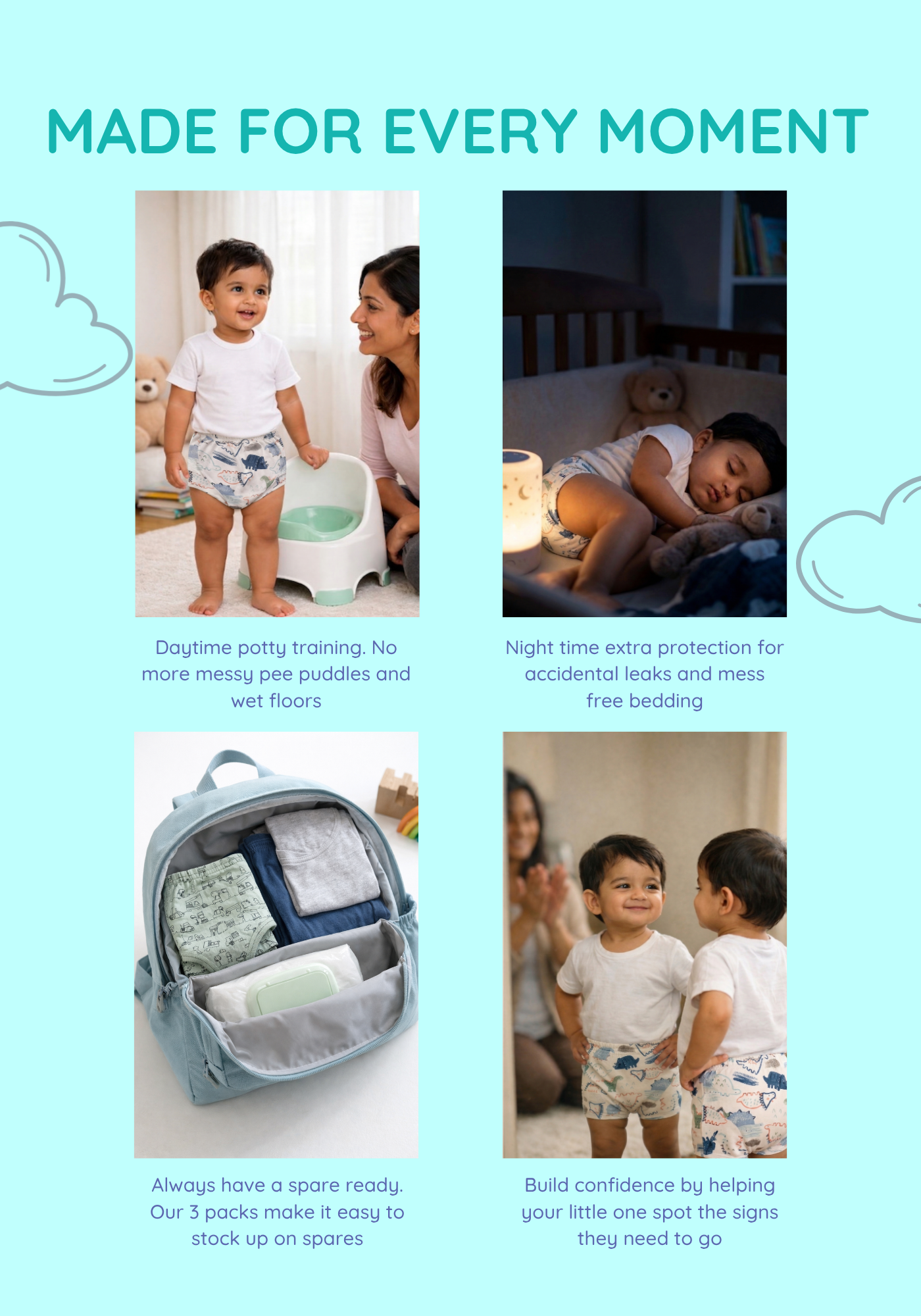 ROAR MUSLIN POTTY TRAINING PANTY