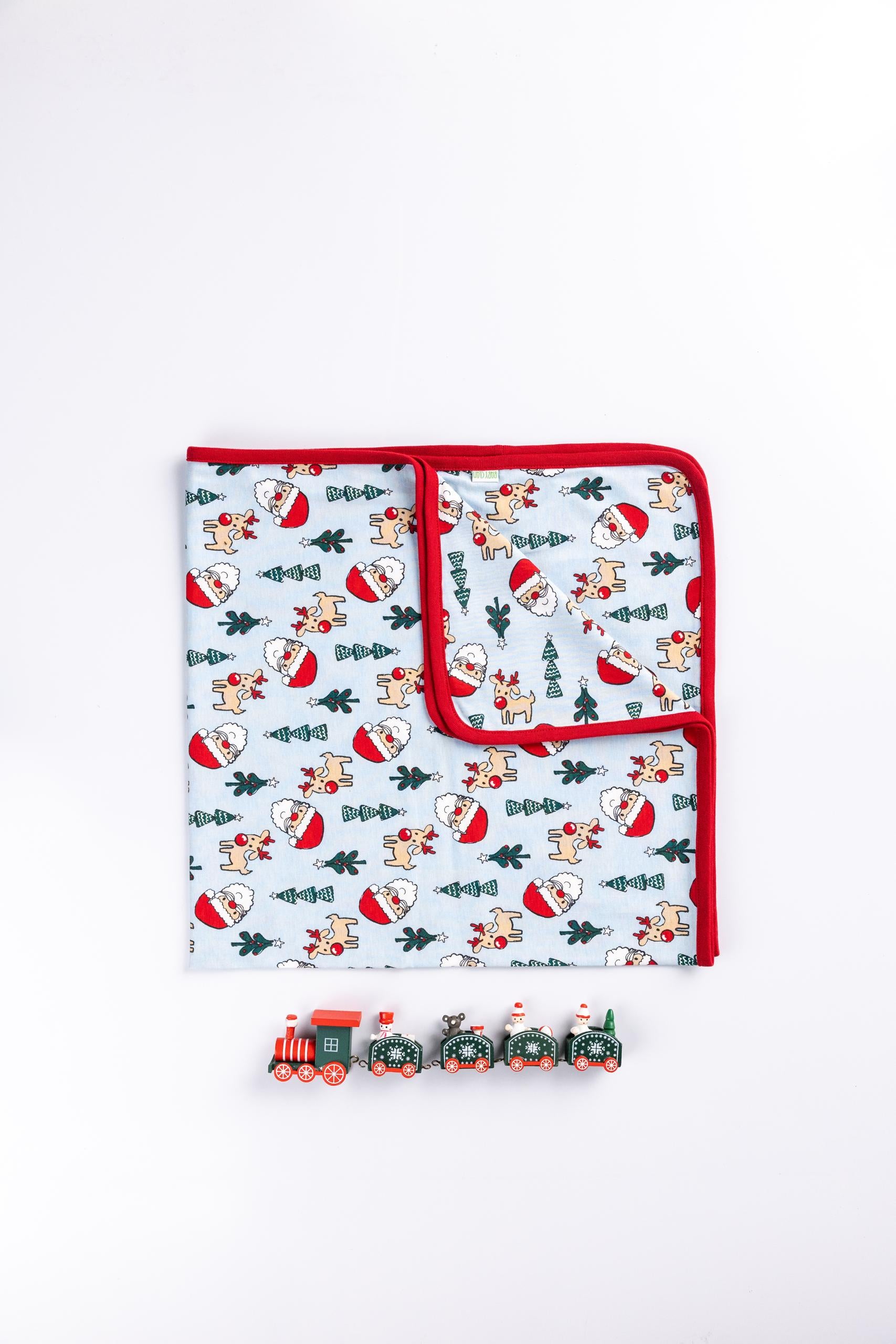 MERRY AND BRIGHT BABY BLANKET