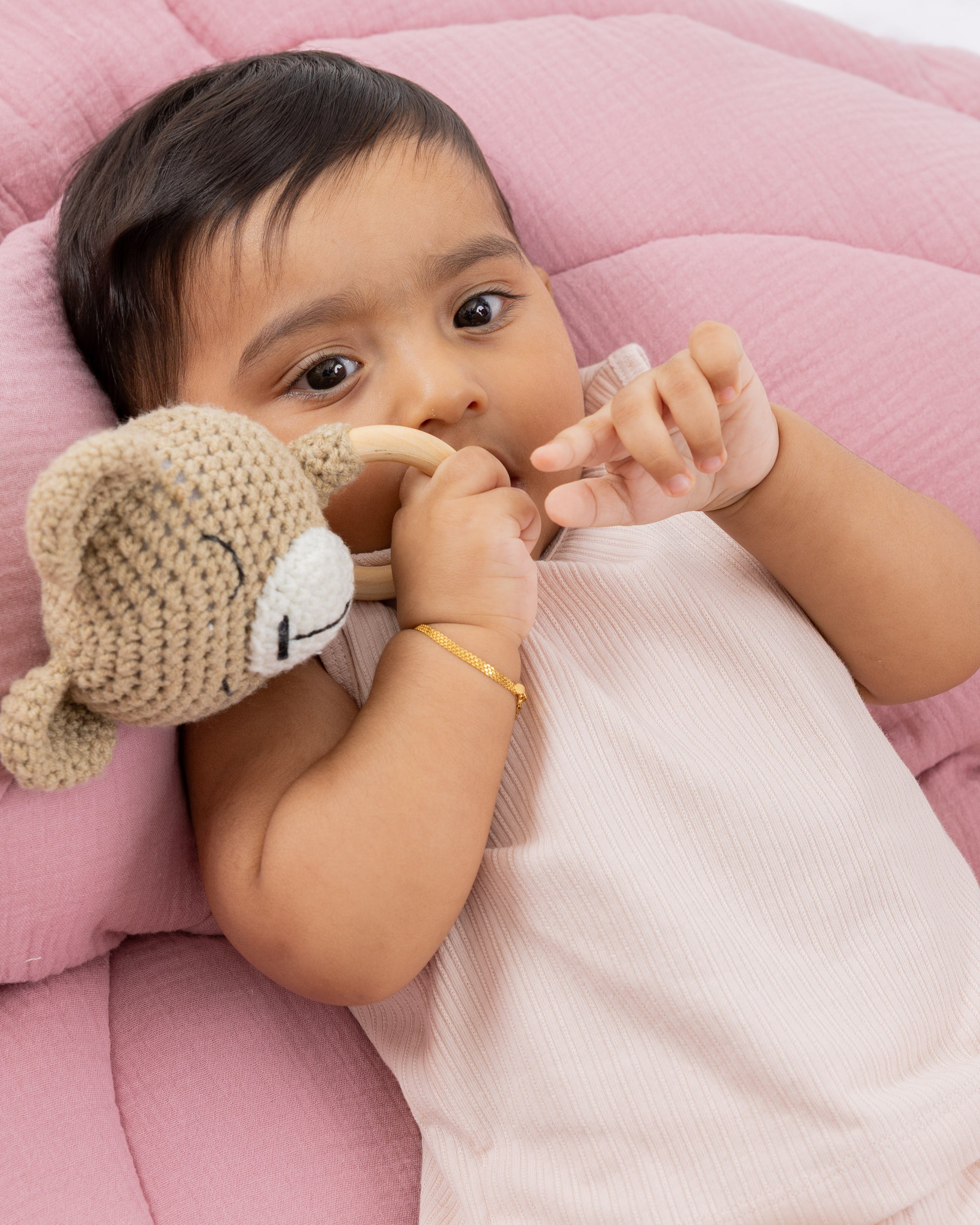 LITTLE B  POINTELLE VEST & SHORT SET