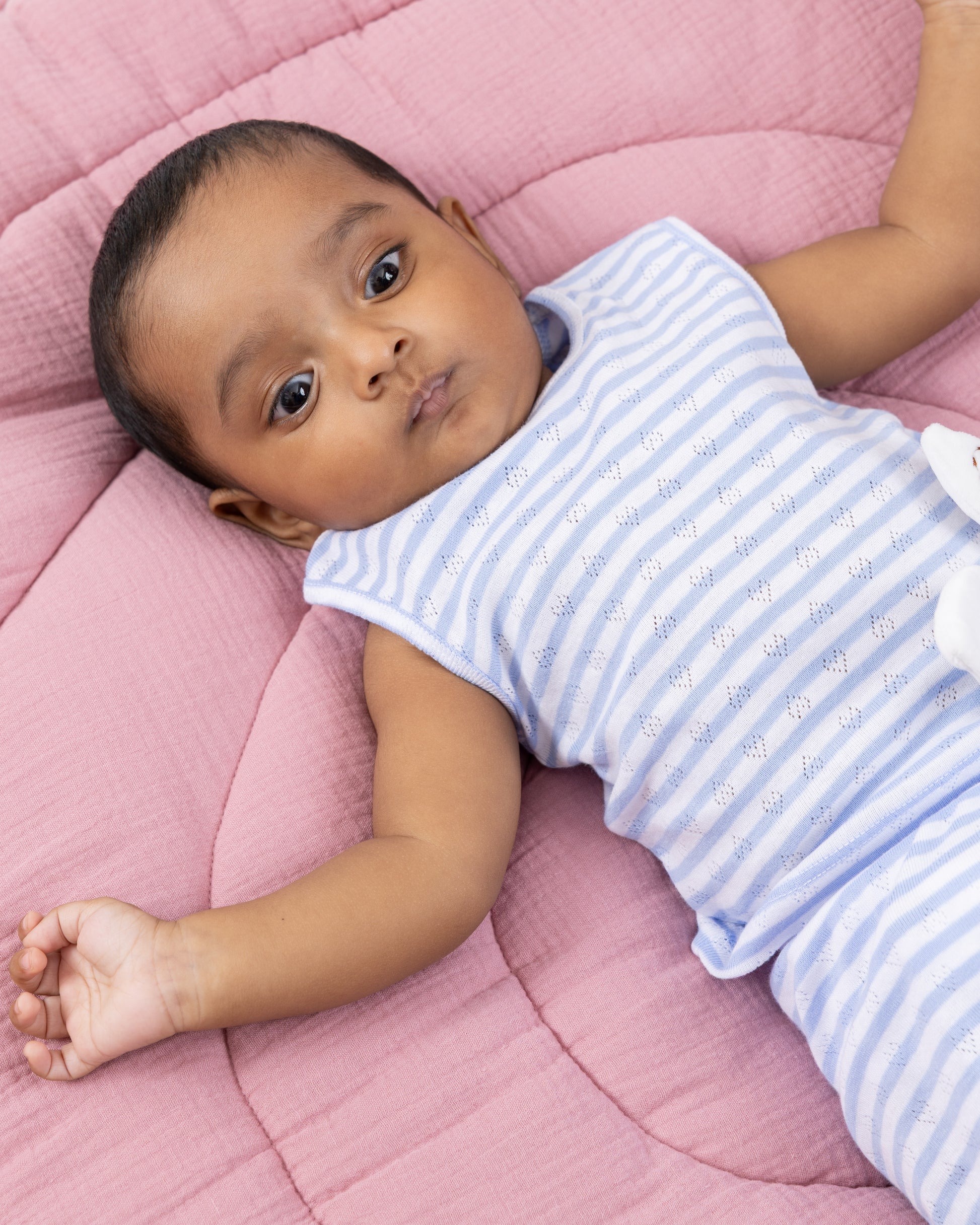 SKY KISS  POINTELLE VEST &  PANT SET