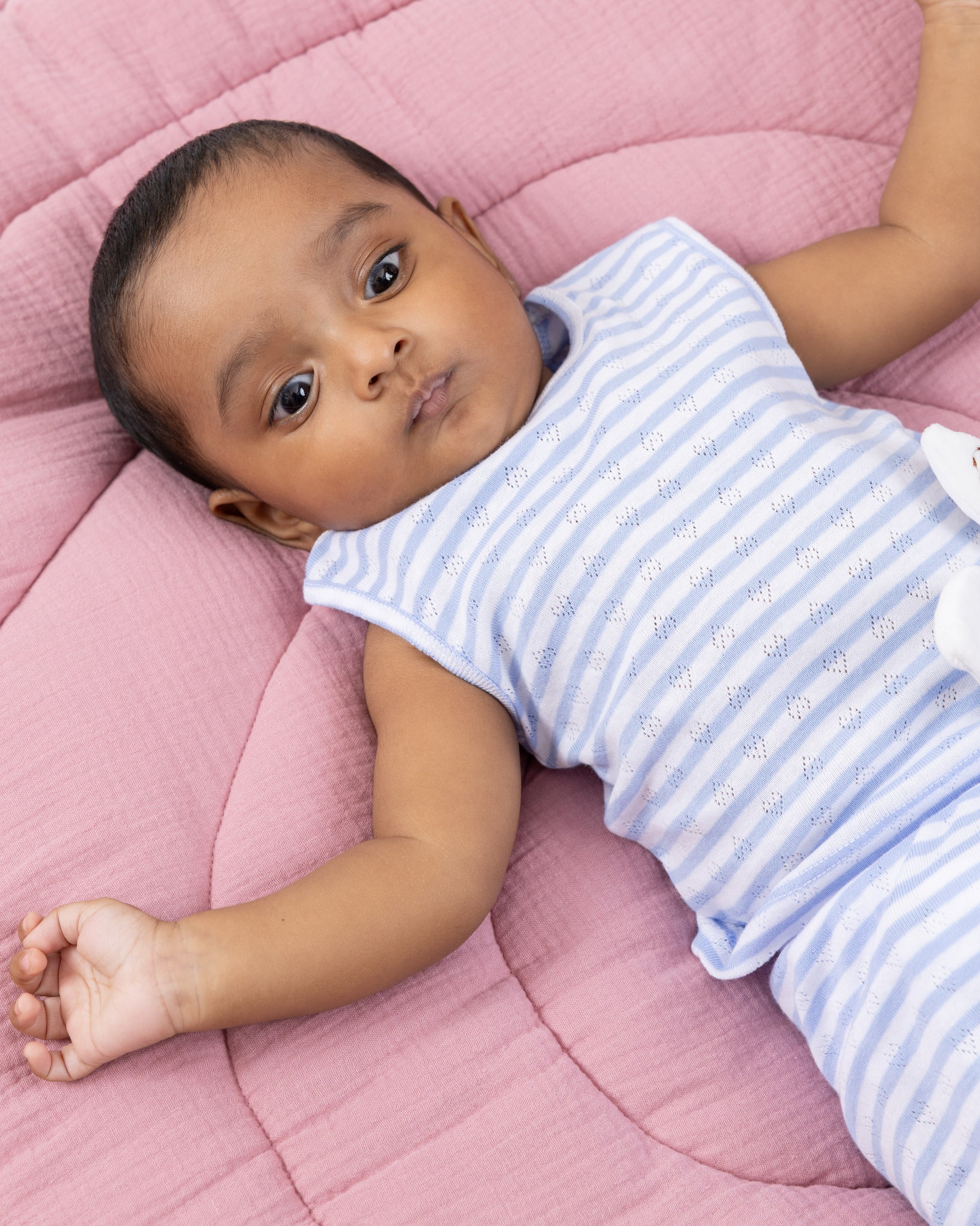 SKY KISS  POINTELLE VEST &  PANT SET