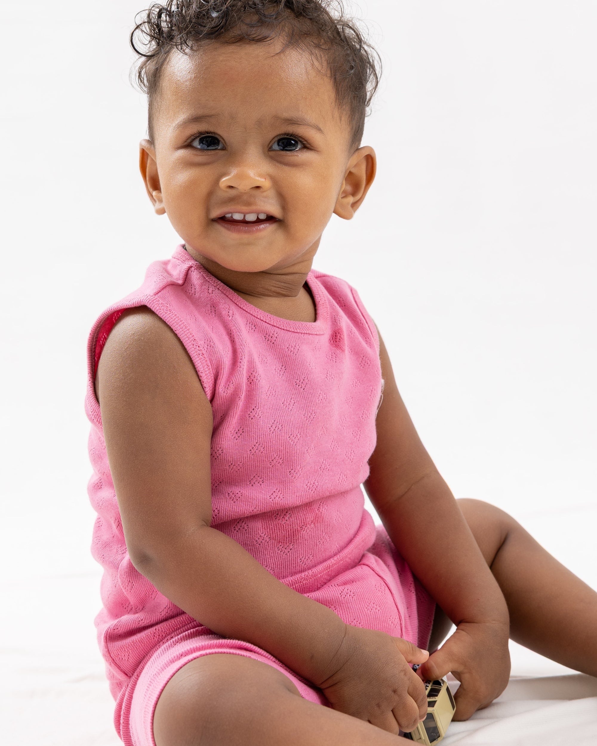 LOLLY  POINTELLE VEST &  SHORT SET