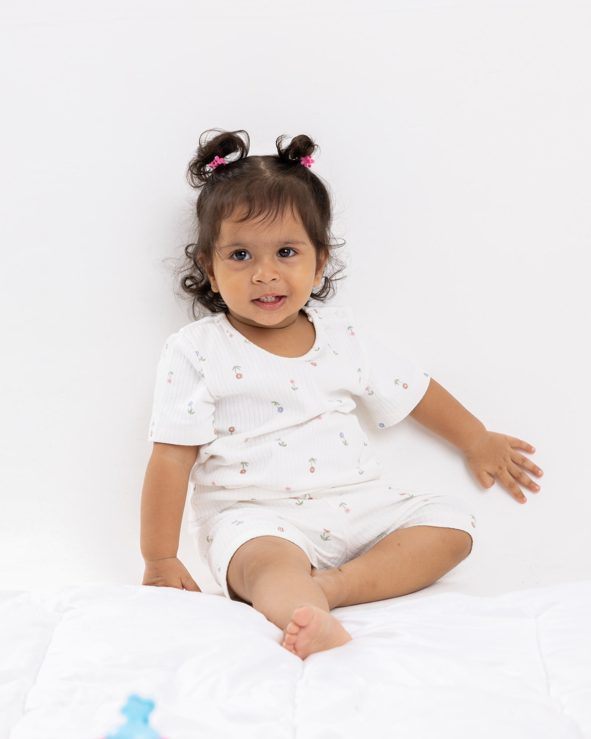 MINI BLOSSOM AOP SHORT SET