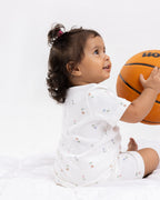 MINI BLOSSOM AOP SHORT SET
