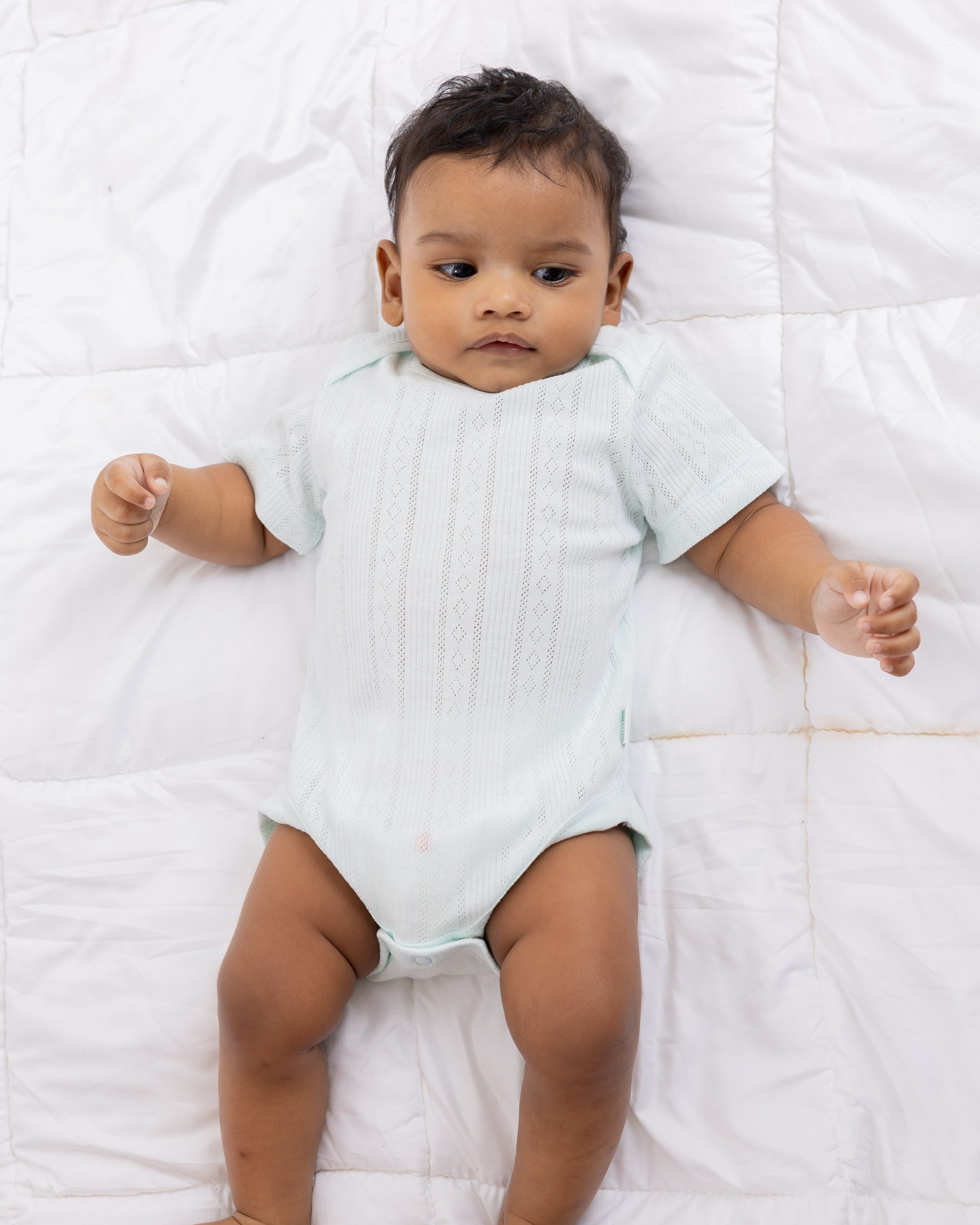 WHITE POINTELLE BODYSUIT