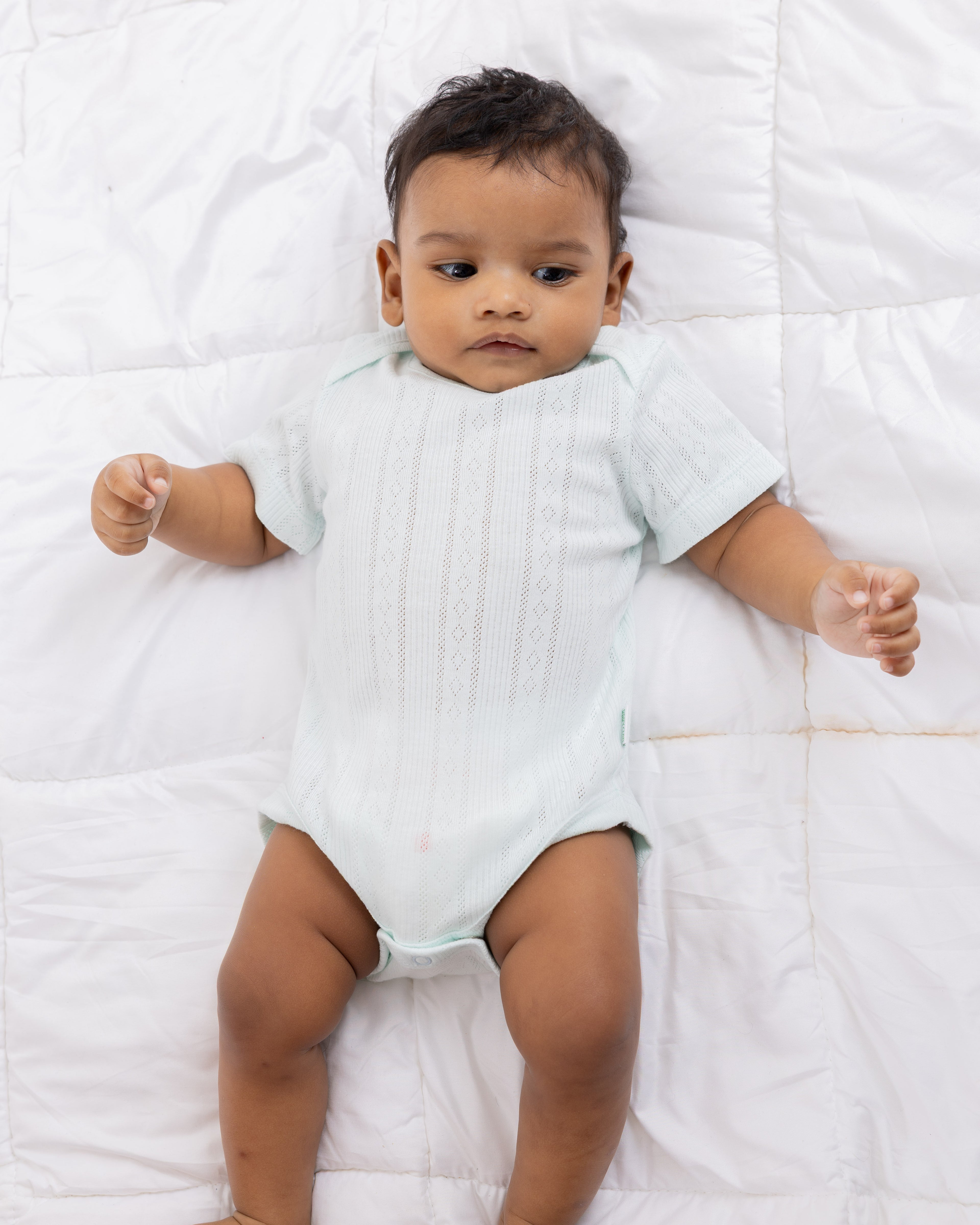WHITE POINTELLE BODYSUIT