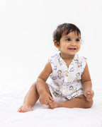 SAFARI SNUGGLES MUSLIN SHORT SET