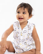 SAFARI SNUGGLES MUSLIN SHORT SET