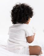 STARRY WHITE SHORT SLEEVE SHORT SET