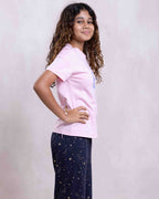 STAR CHASER KIDS GIRLS SHORT SLEEVE PANT SET