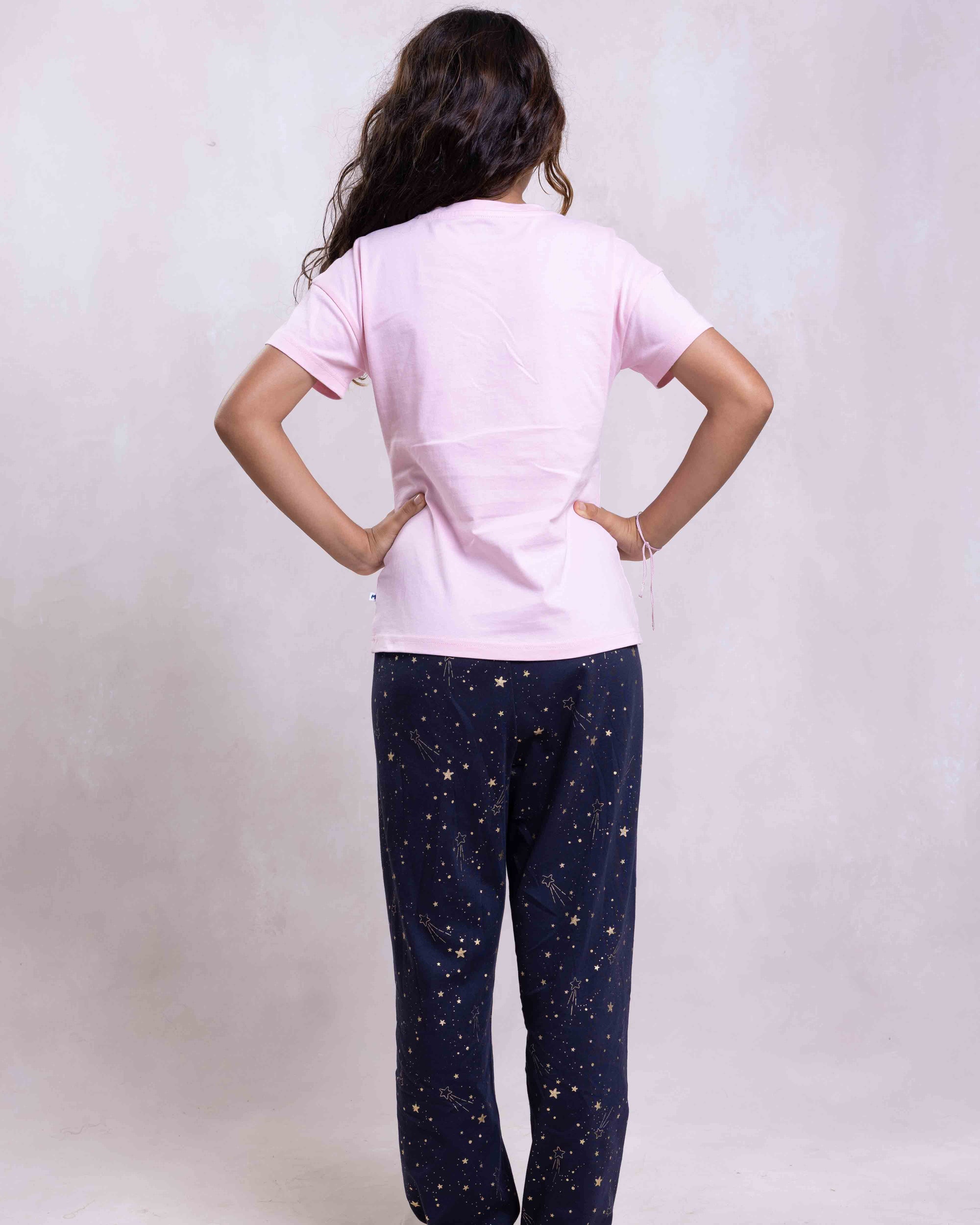 STAR CHASER KIDS GIRLS SHORT SLEEVE PANT SET