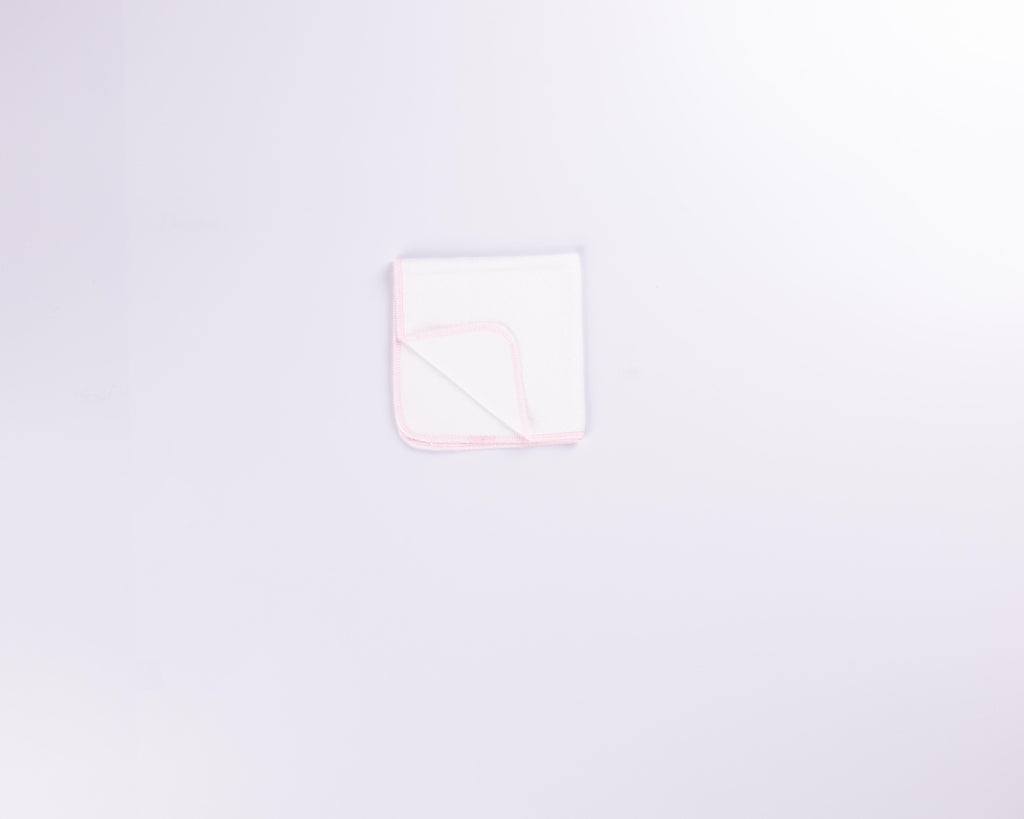 PINK MUSLIN CLOTH WIPE – 5 PCS SET