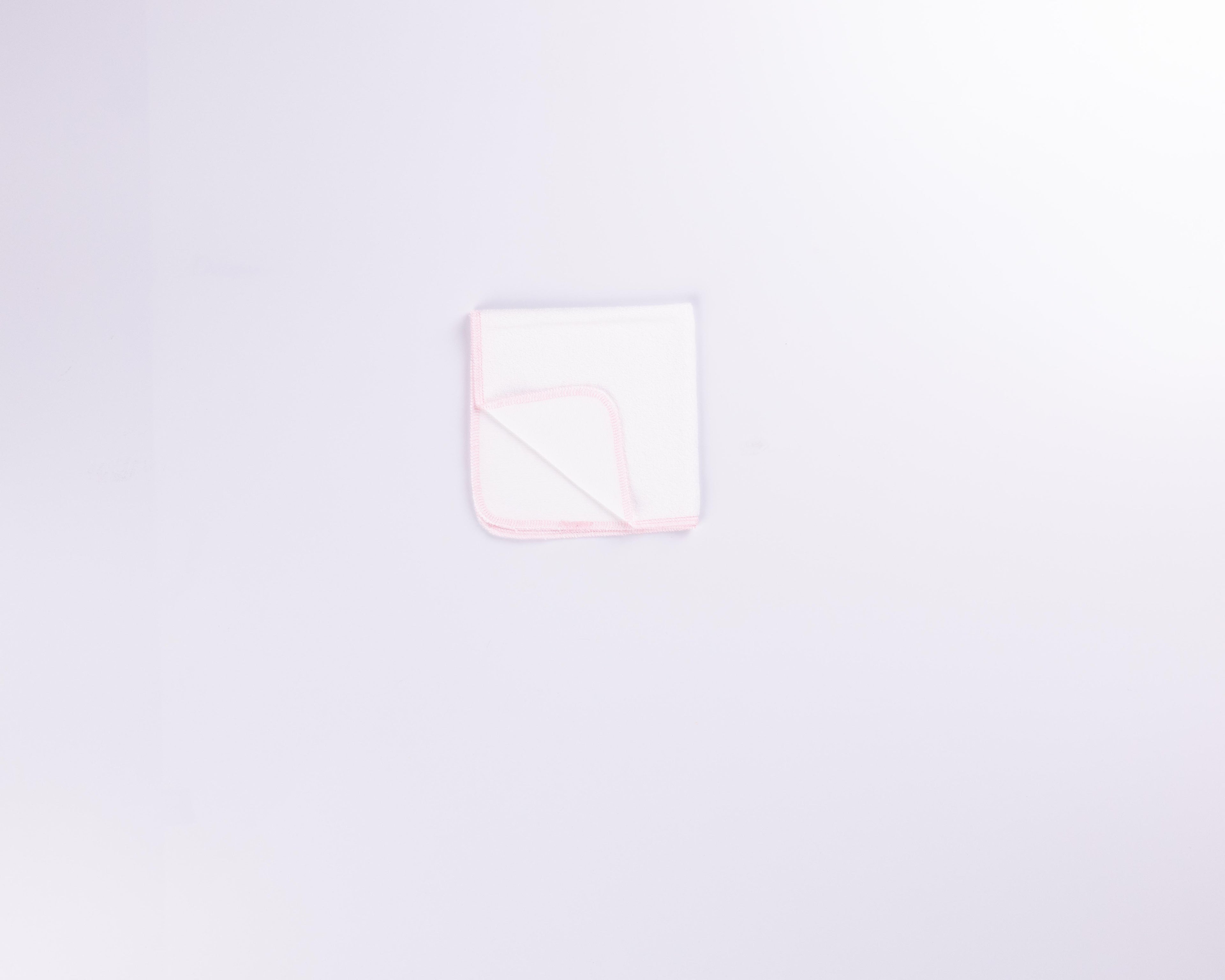 PINK MUSLIN CLOTH WIPE – 5 PCS SET