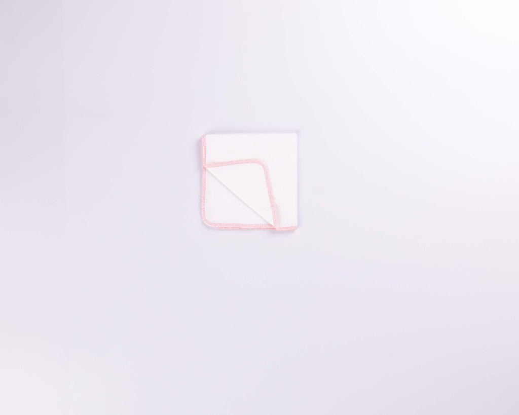 PINK MUSLIN CLOTH WIPE – 5 PCS SET