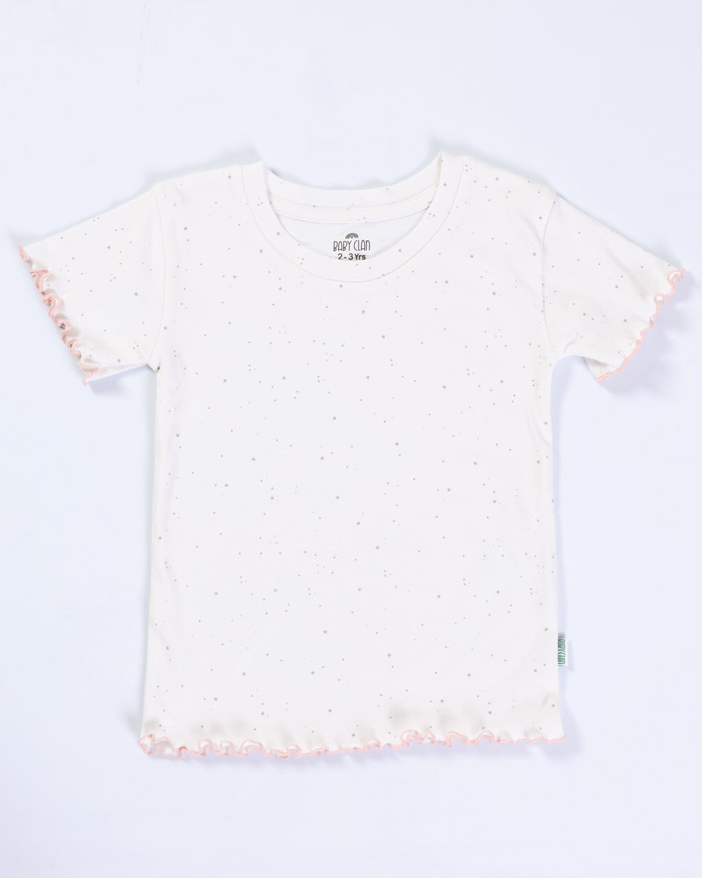 STARRY WHITE SHORT SLEEVE SHORT SET
