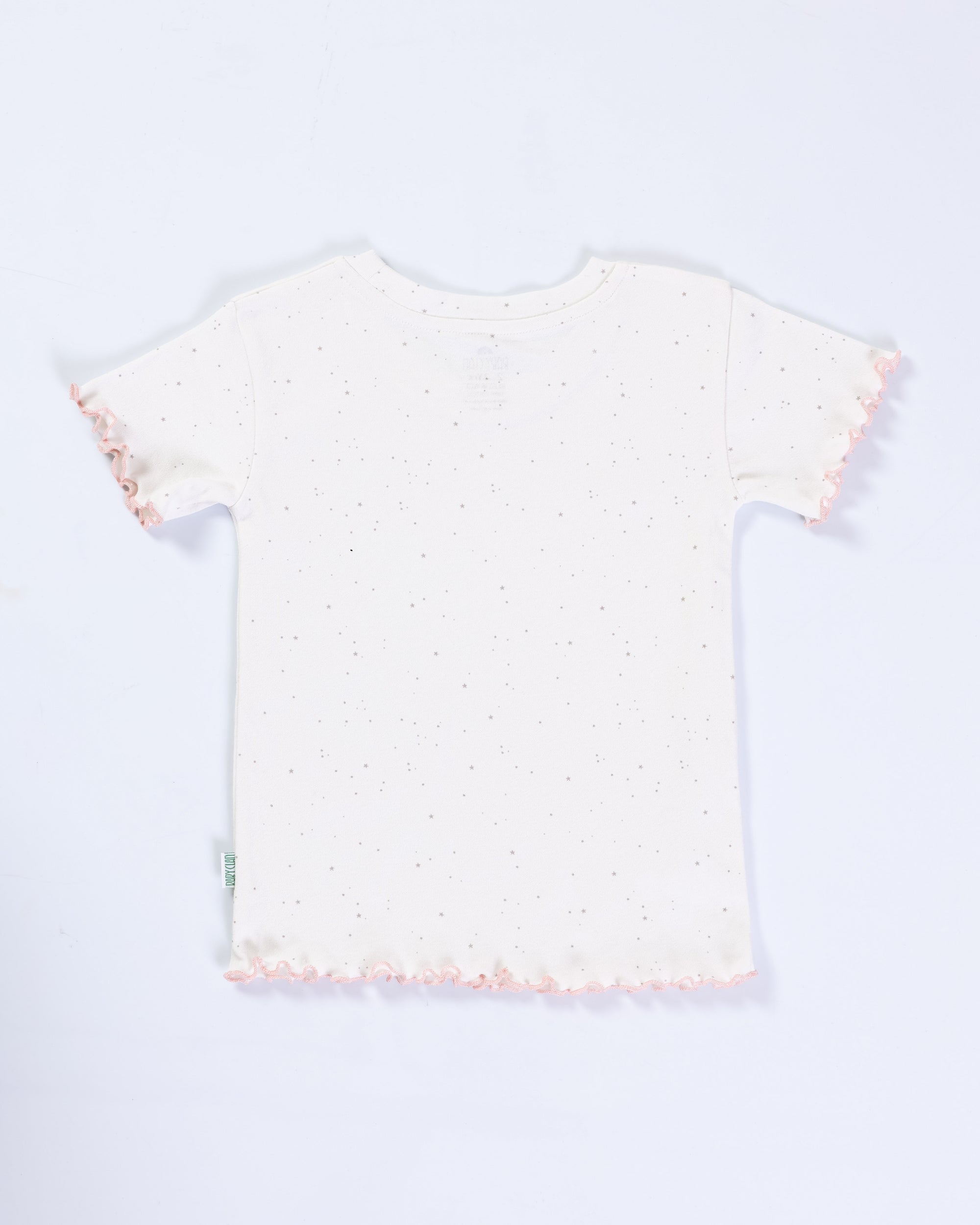 STARRY WHITE SHORT SLEEVE SHORT SET