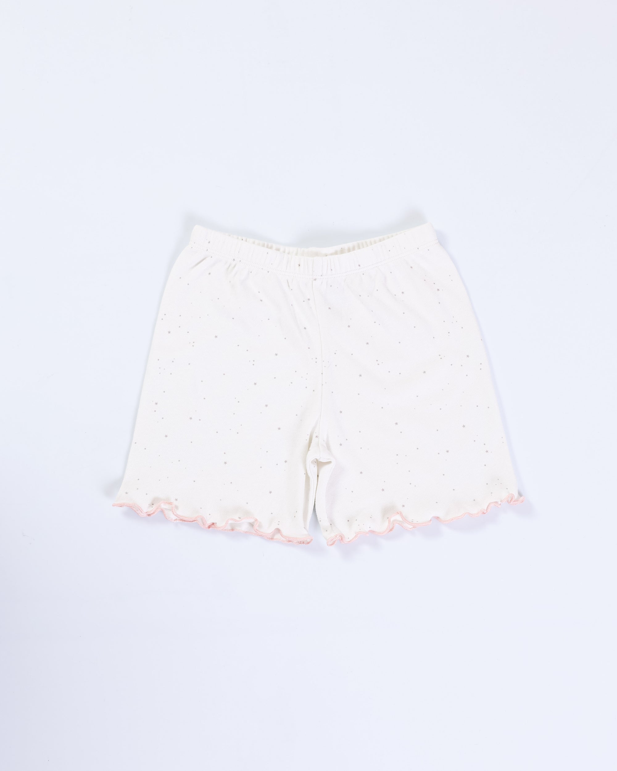 STARRY WHITE SHORT SLEEVE SHORT SET