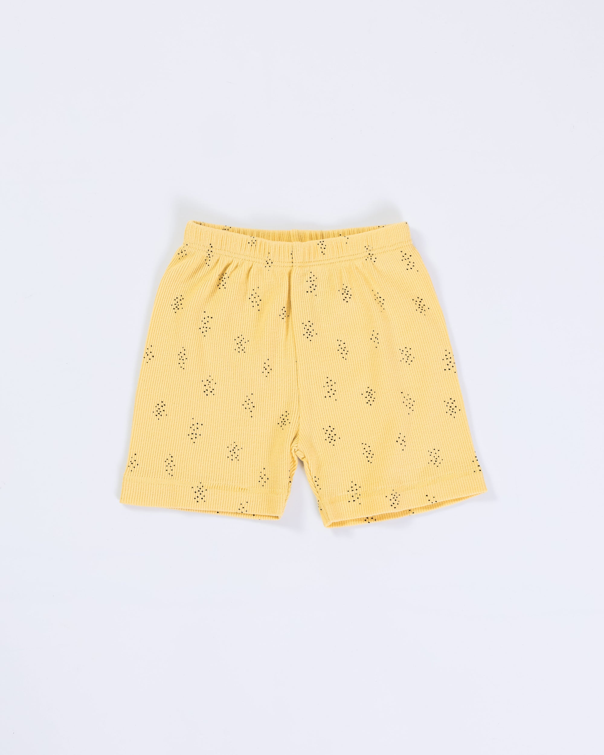 YELLOW SHORT SLEEVE SHORT SET