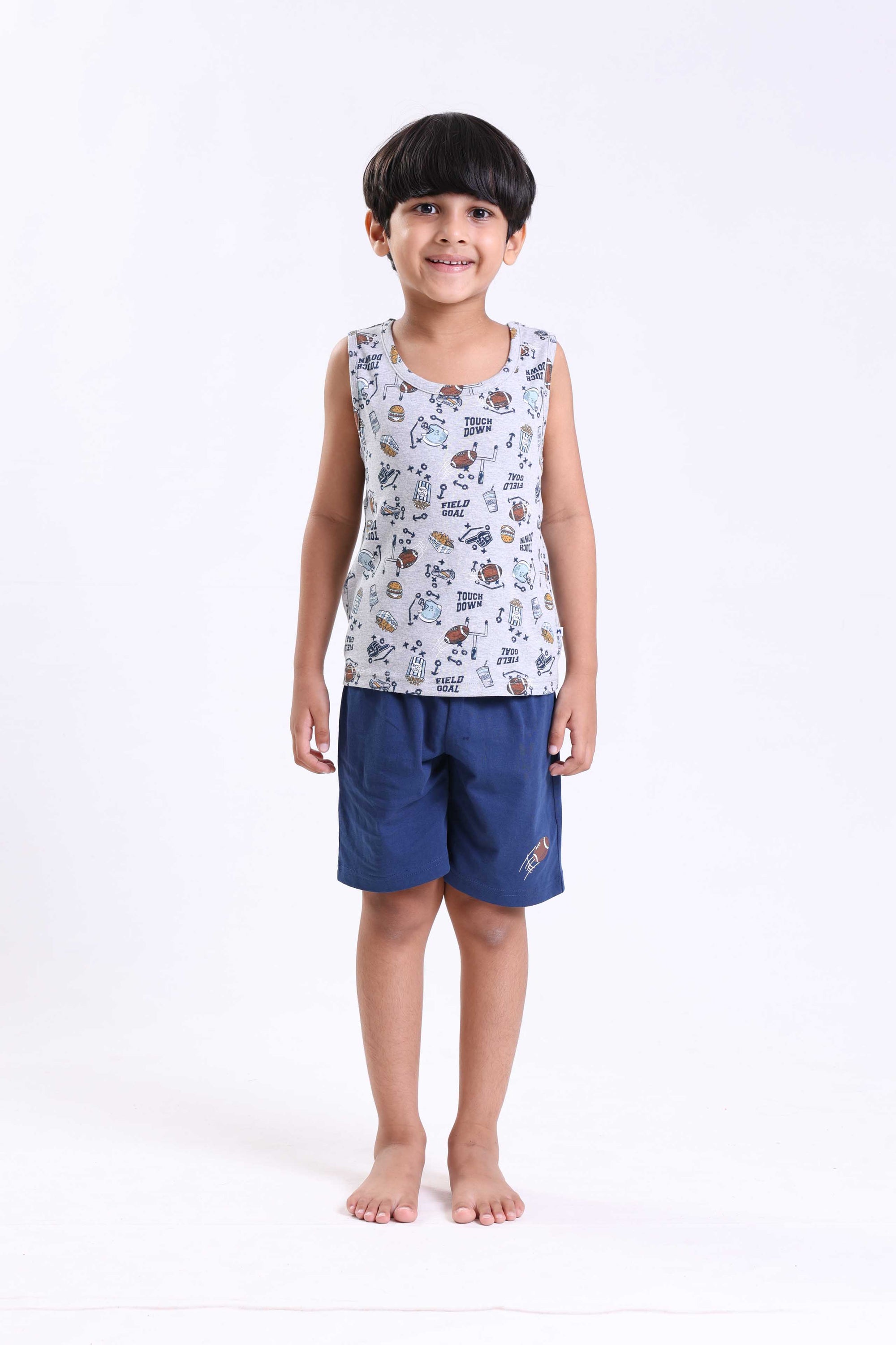 GOAL - BOYS SLEEVELESS SHORT SET