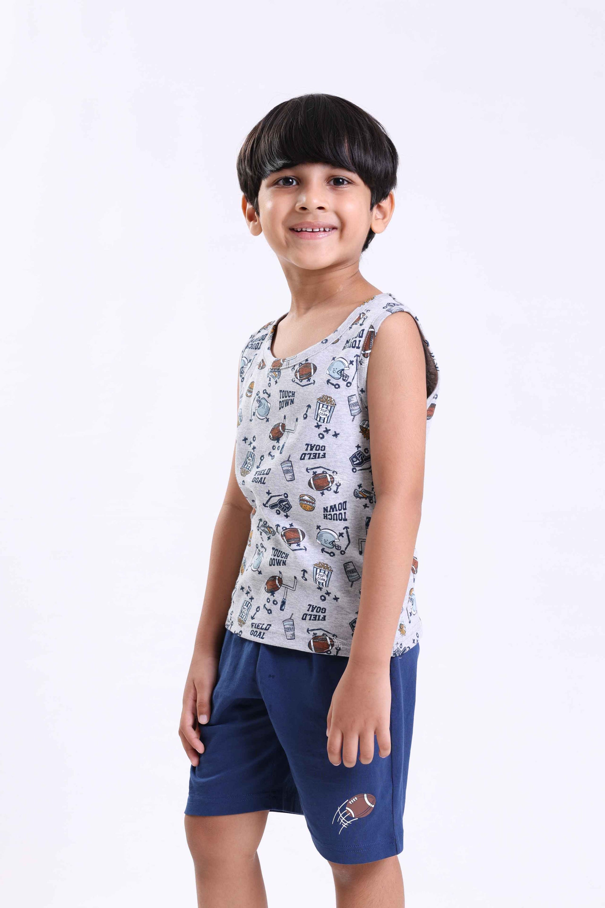 GOAL - BOYS SLEEVELESS SHORT SET