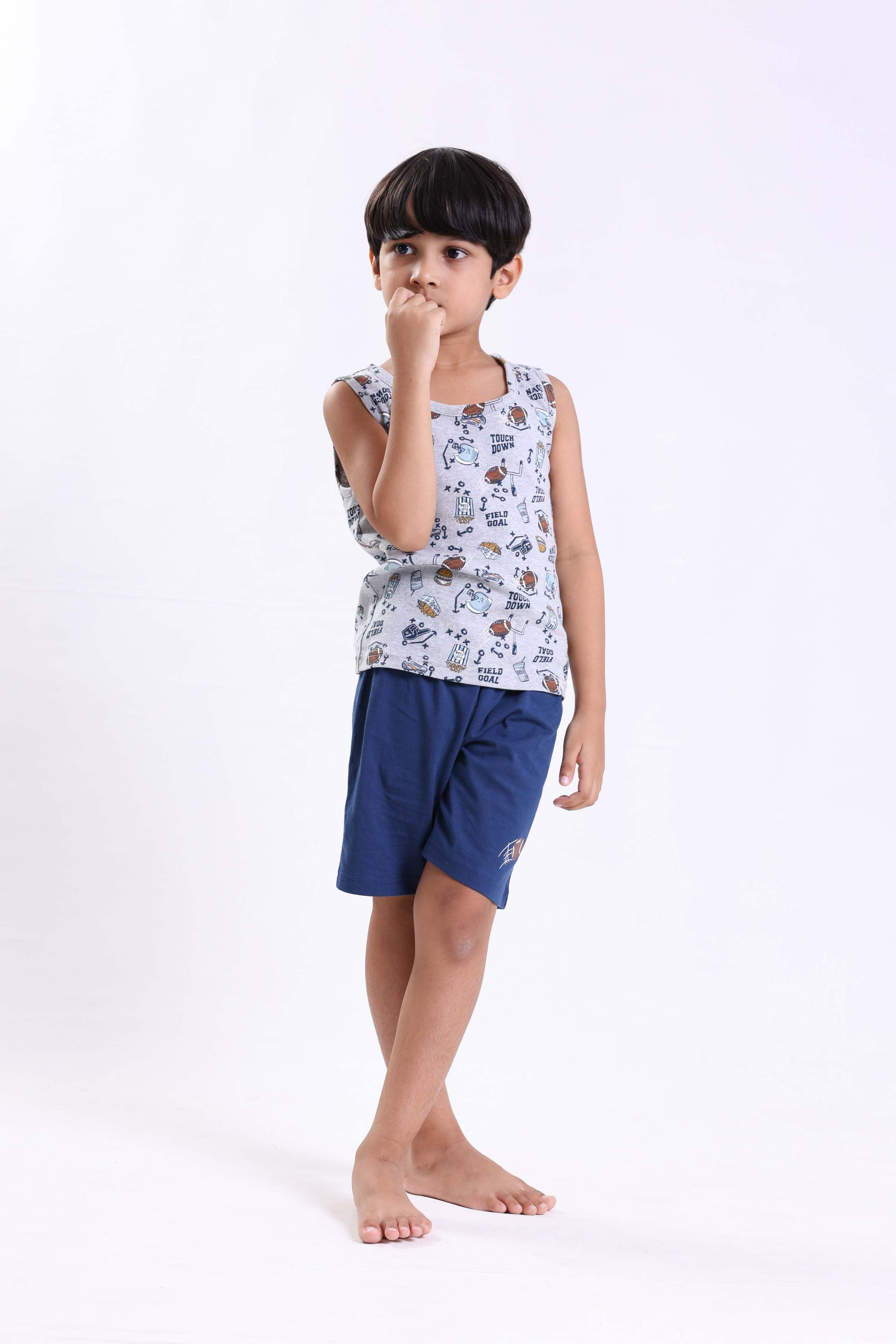 GOAL - BOYS SLEEVELESS SHORT SET