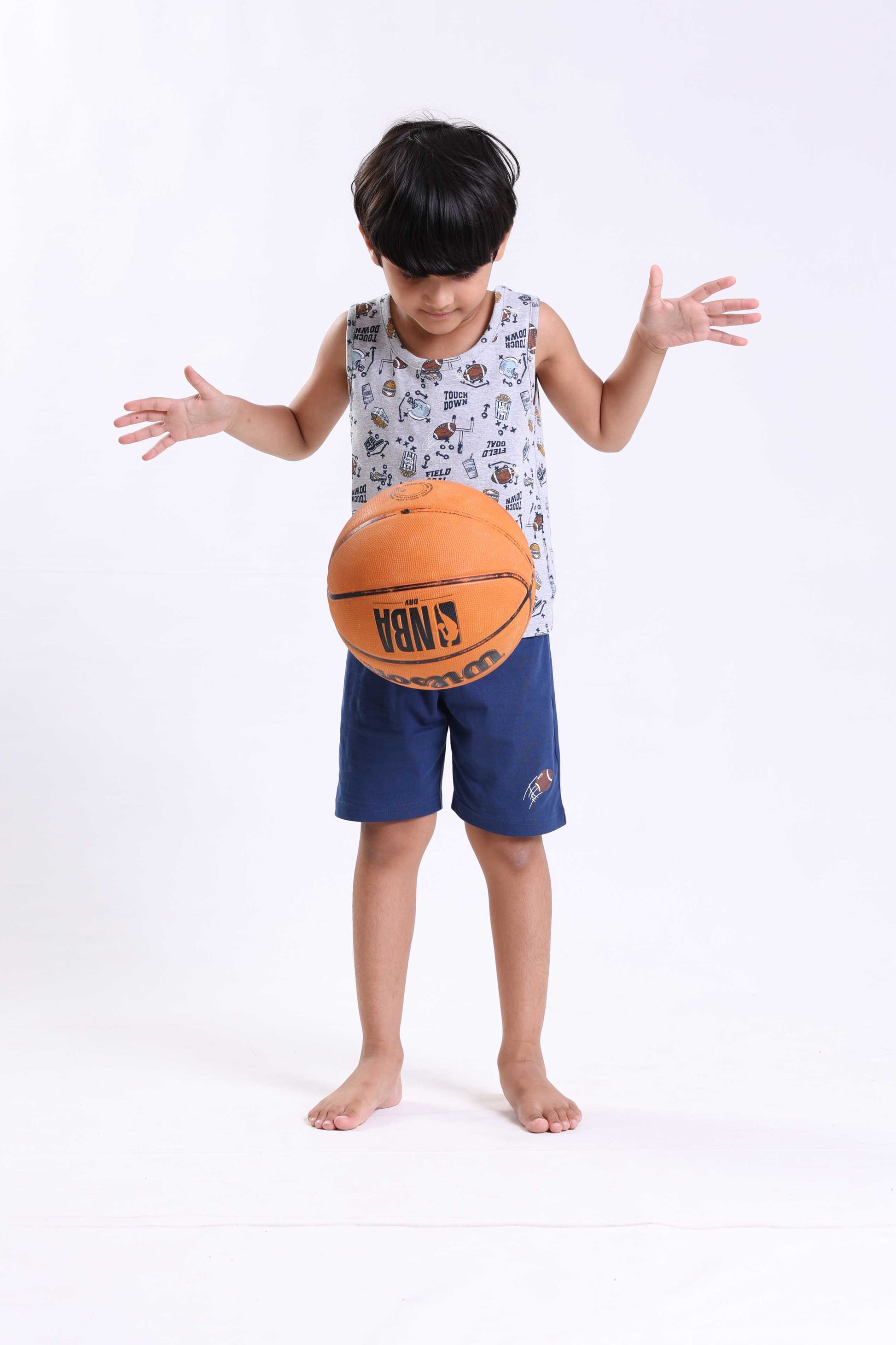 GOAL - BOYS SLEEVELESS SHORT SET