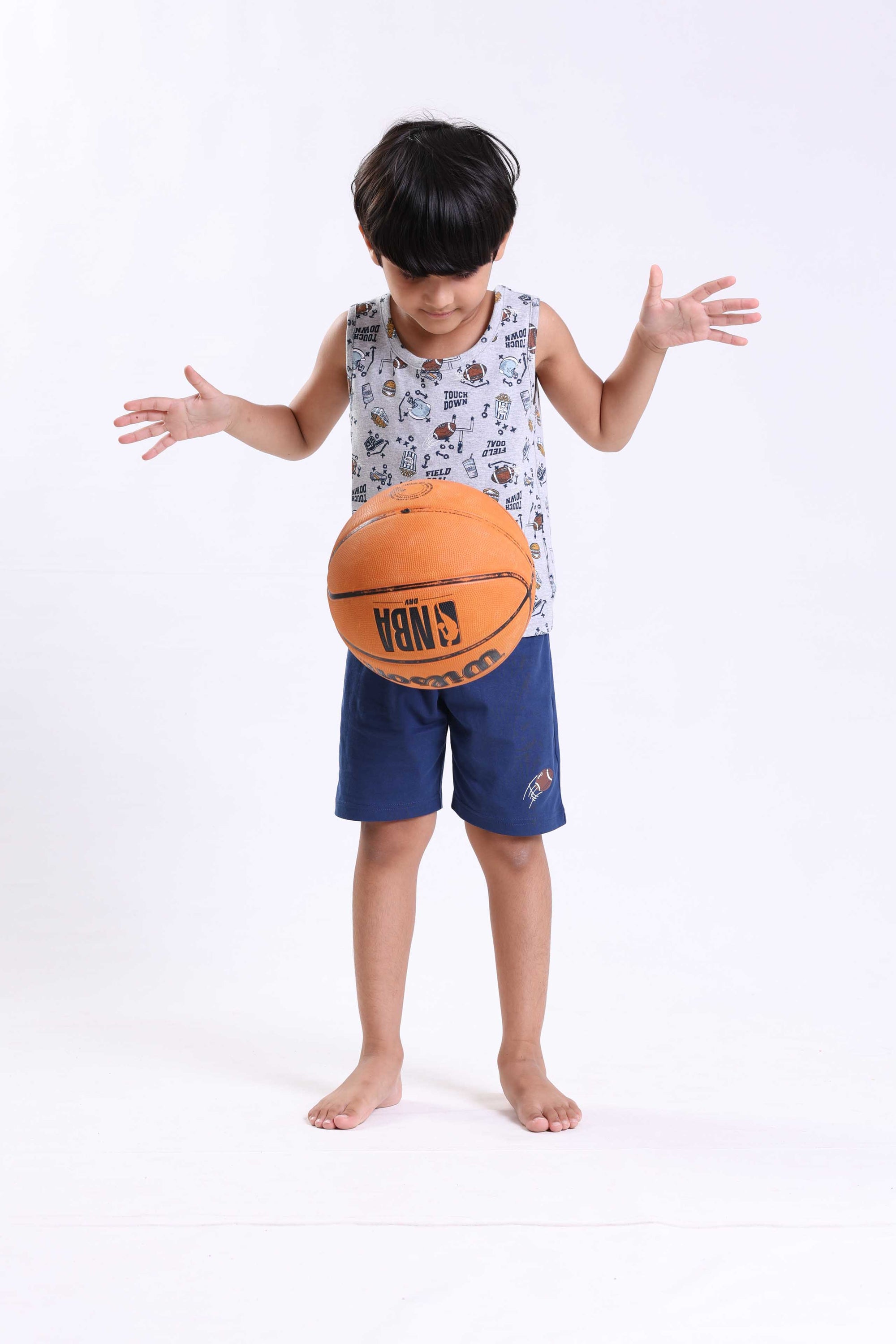 GOAL - BOYS SLEEVELESS SHORT SET