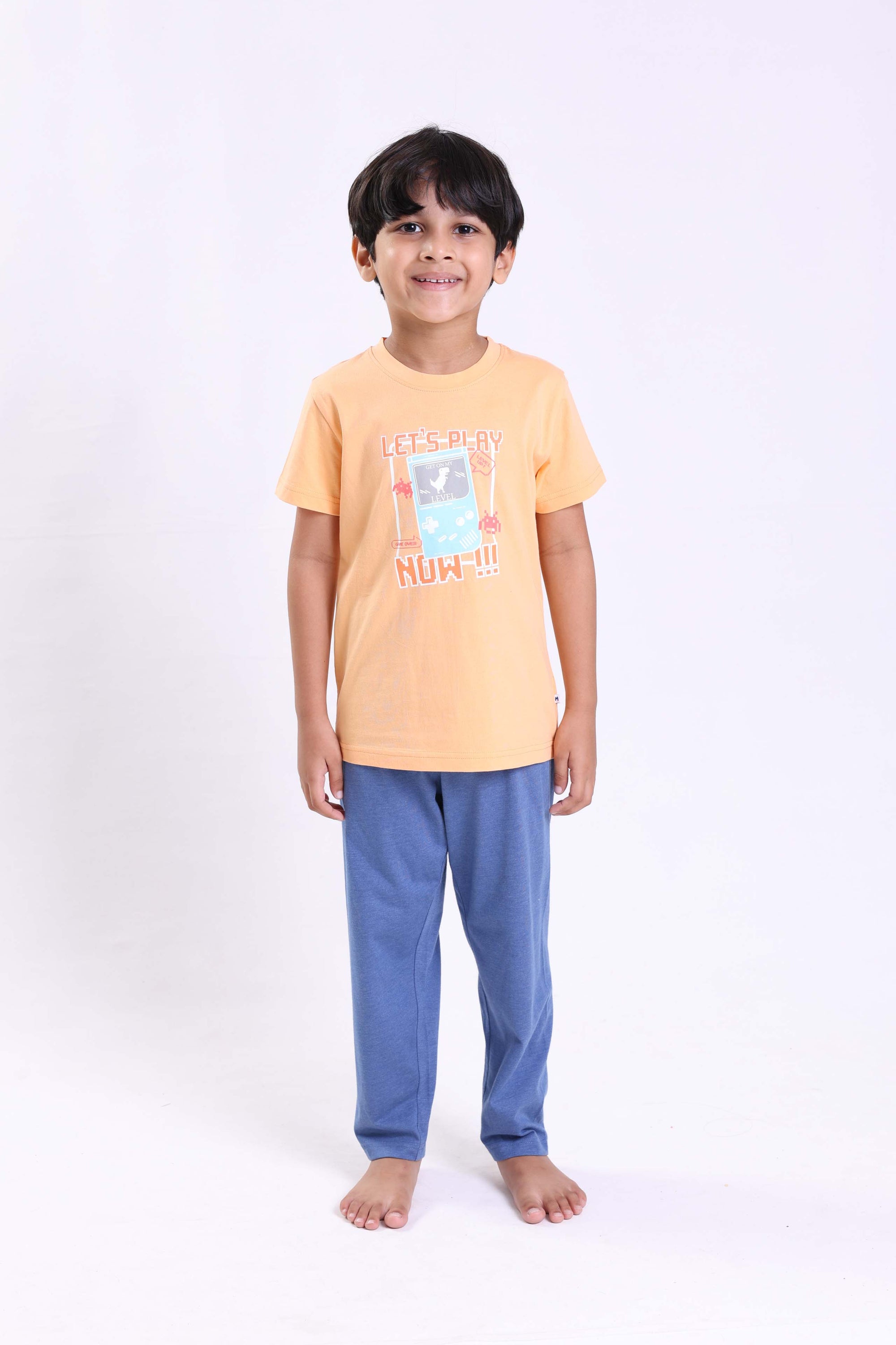 GAME ZONE - BOYS SHORT SLEEVE PANT SET