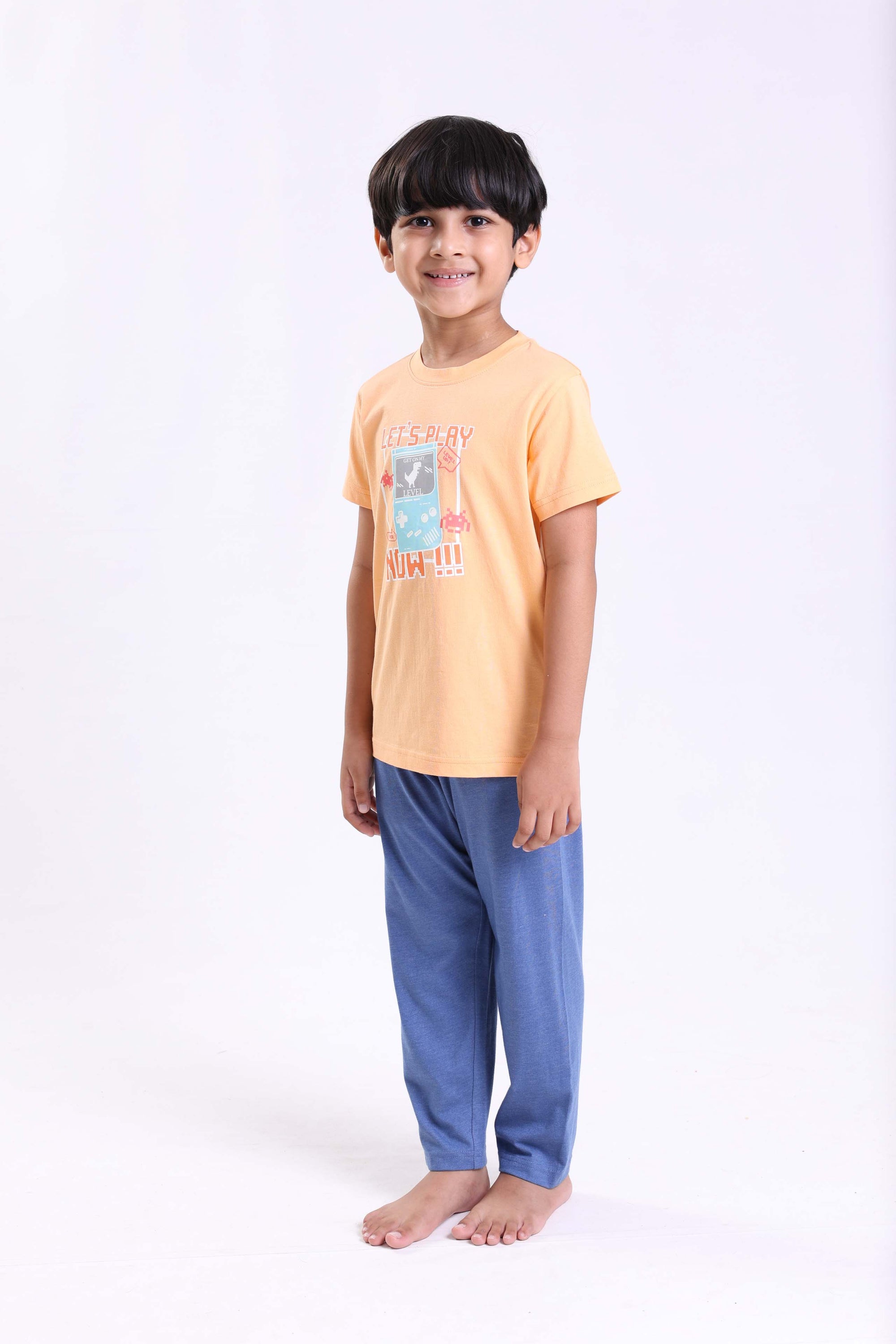 GAME ZONE - BOYS SHORT SLEEVE PANT SET