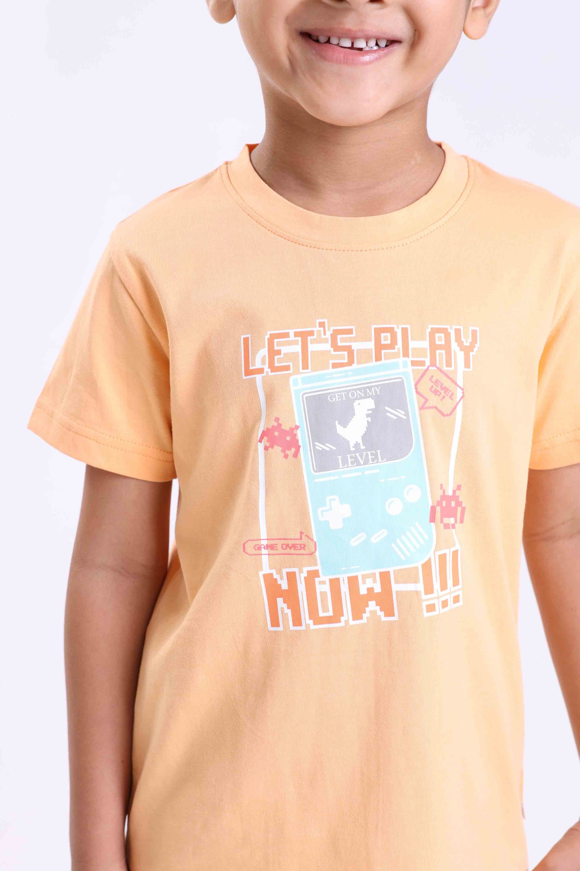 GAME ZONE - BOYS SHORT SLEEVE PANT SET