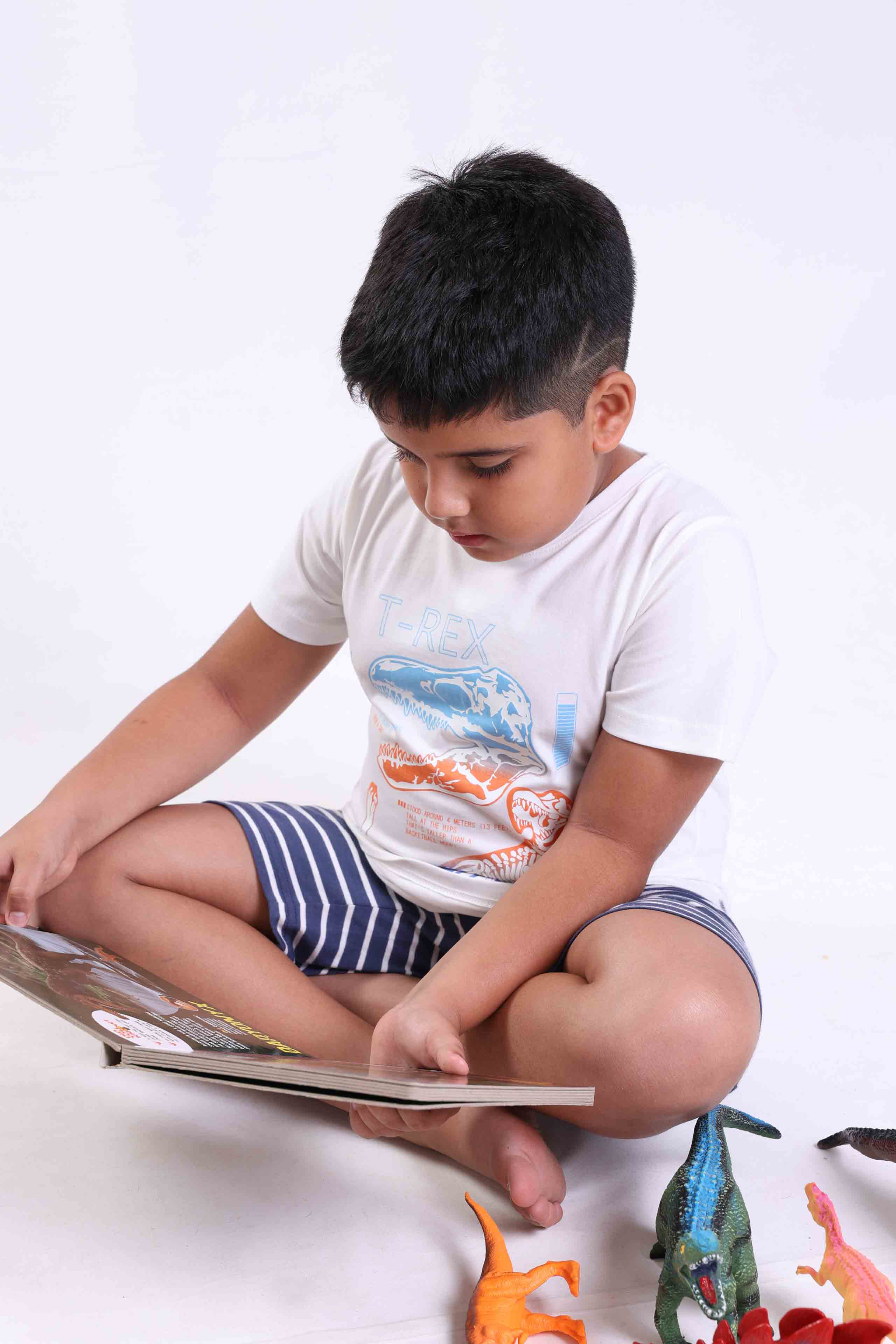 T.REX - BOYS SHORT SLEEVE SHORT SET