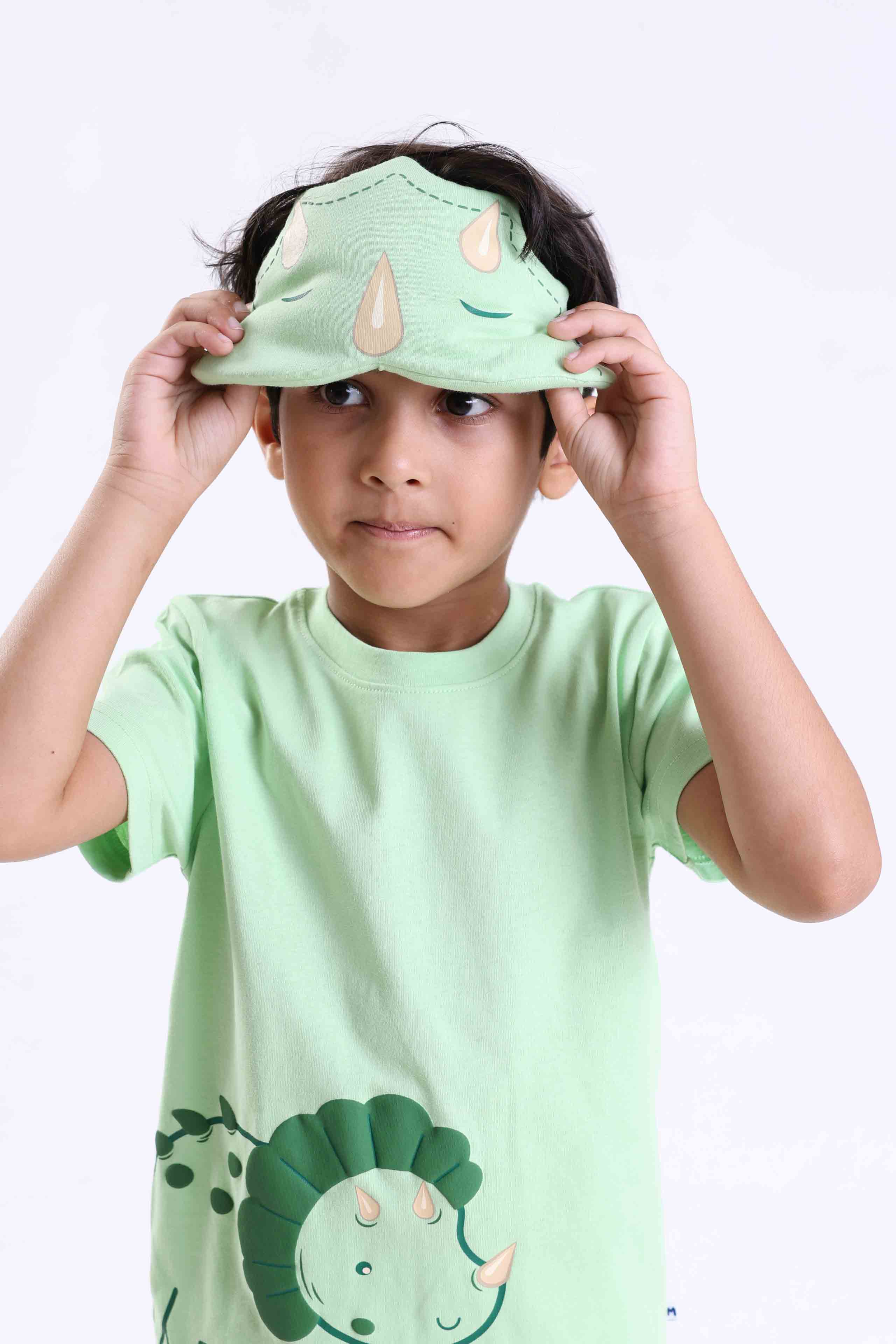 TRICERATOPS- BOYS SHORT SLEEVE SHORT SET