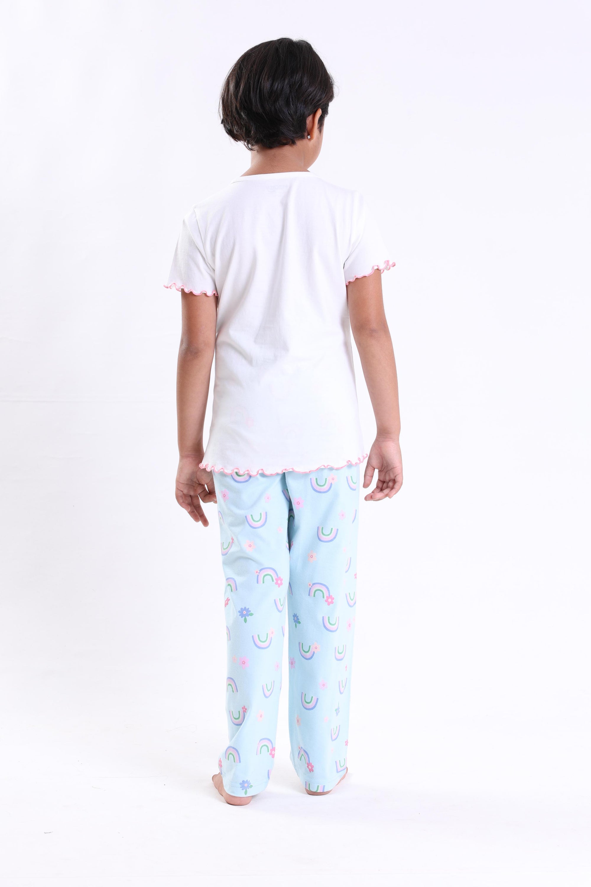 MERMAID - GIRLS SHORT SLEEVE PANT SET