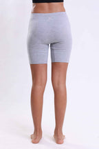 WHITE GREY MARL GIRLS INNER SHORT  - PACK OF 2