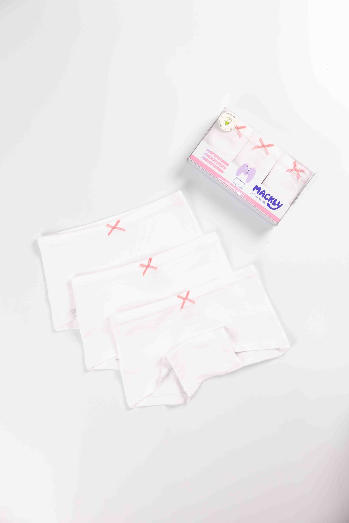 GIRLS BOXER - WHITE