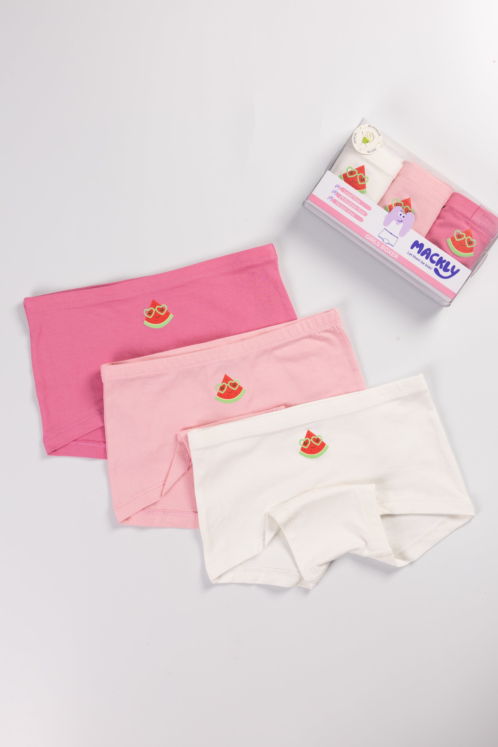 Melonade Girls - 3 Pack Girls Boxers