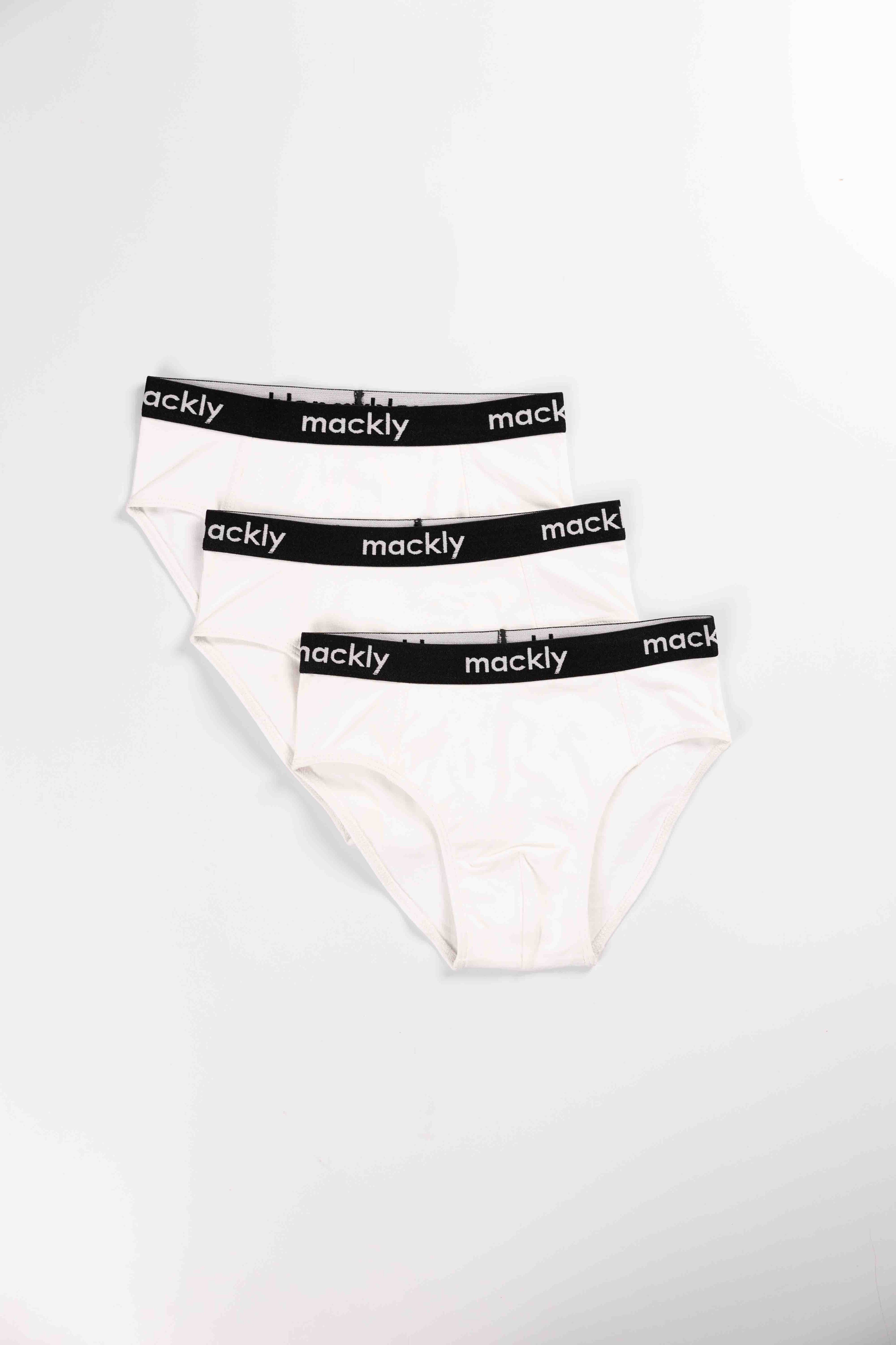 WHITE BOYS BRIEF - 3 PACK