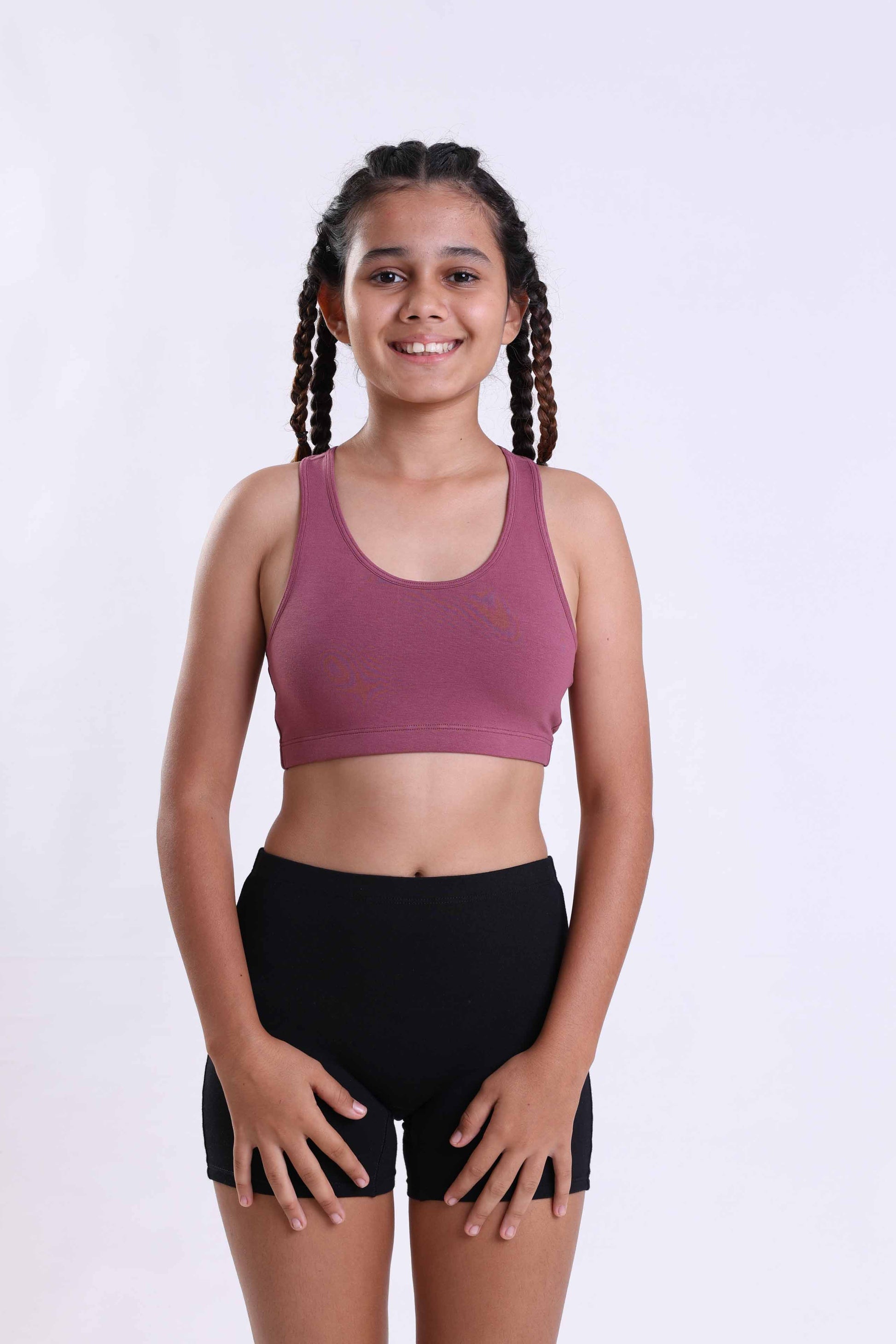 PLUMSOFT GIRLS RACER BACK TRAINER BRA - PACK OF 2