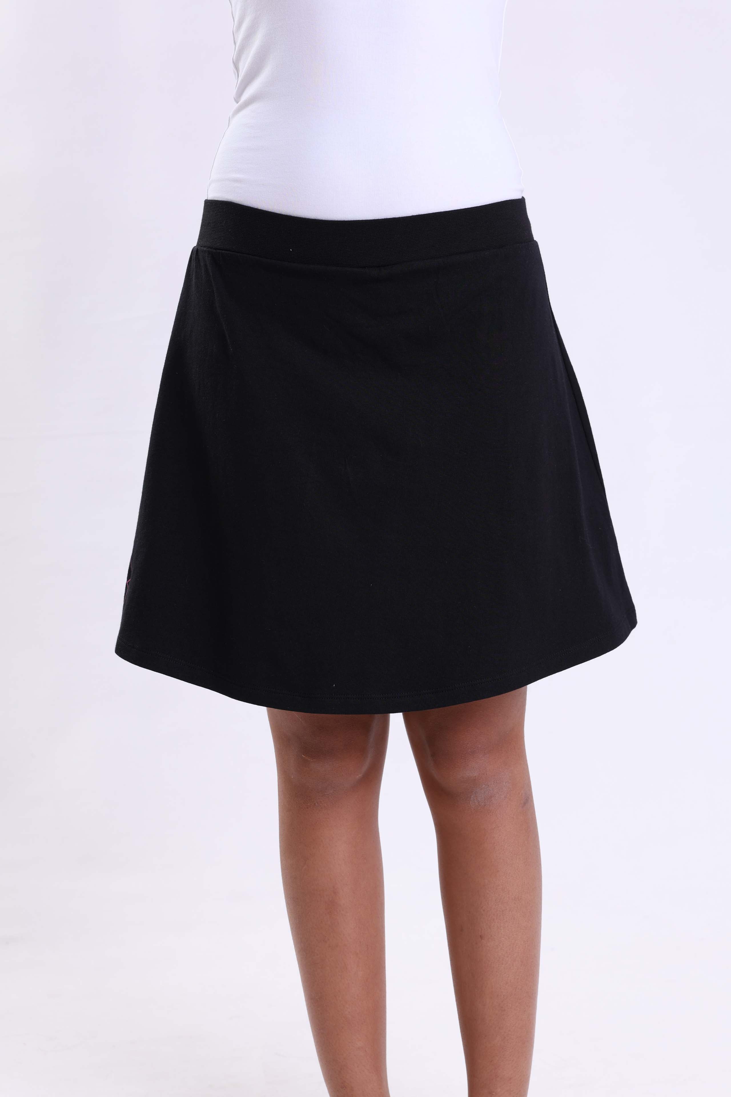 GIRLS BASIC FLORAL SKATER SKIRT