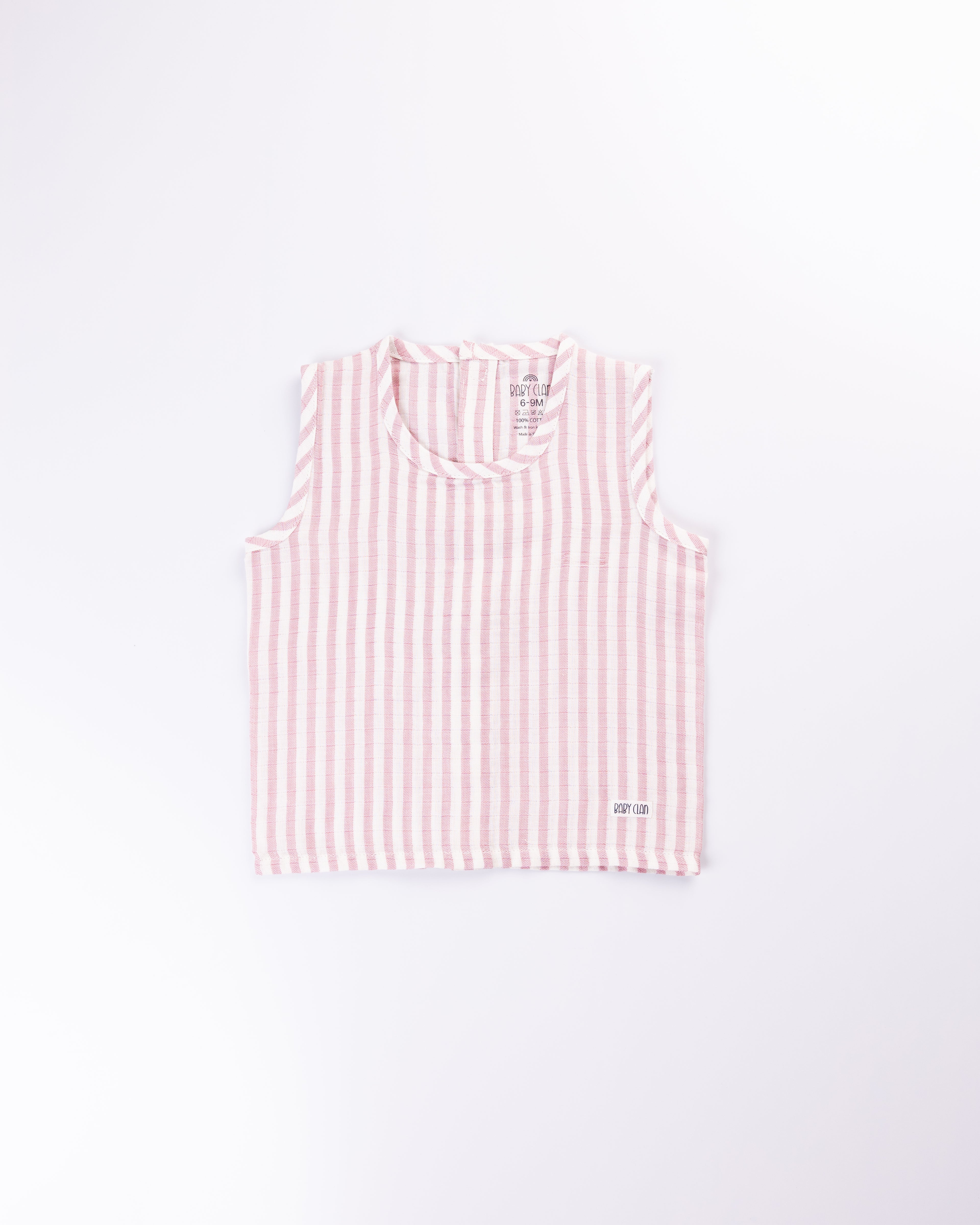 SLEEVELESS PINKY BABY TOP