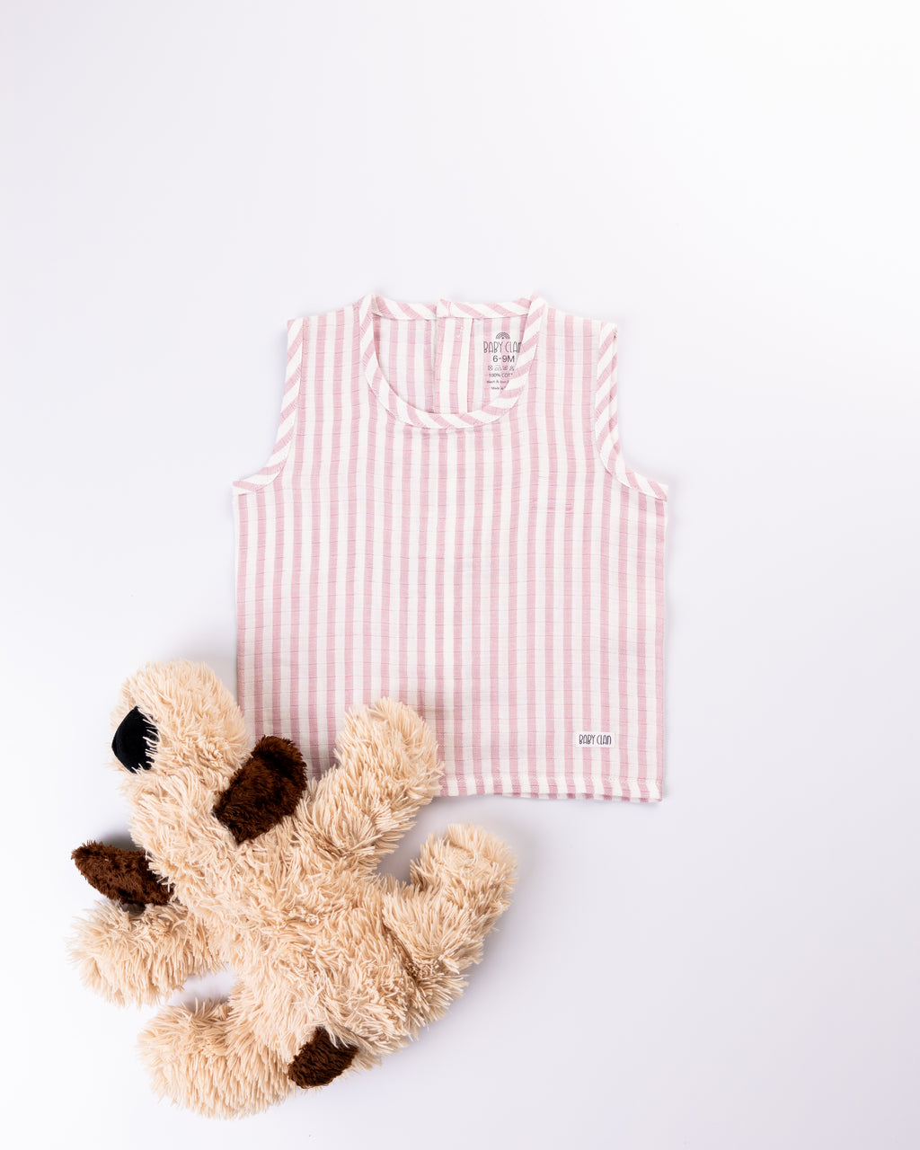 SLEEVELESS PINKY BABY TOP