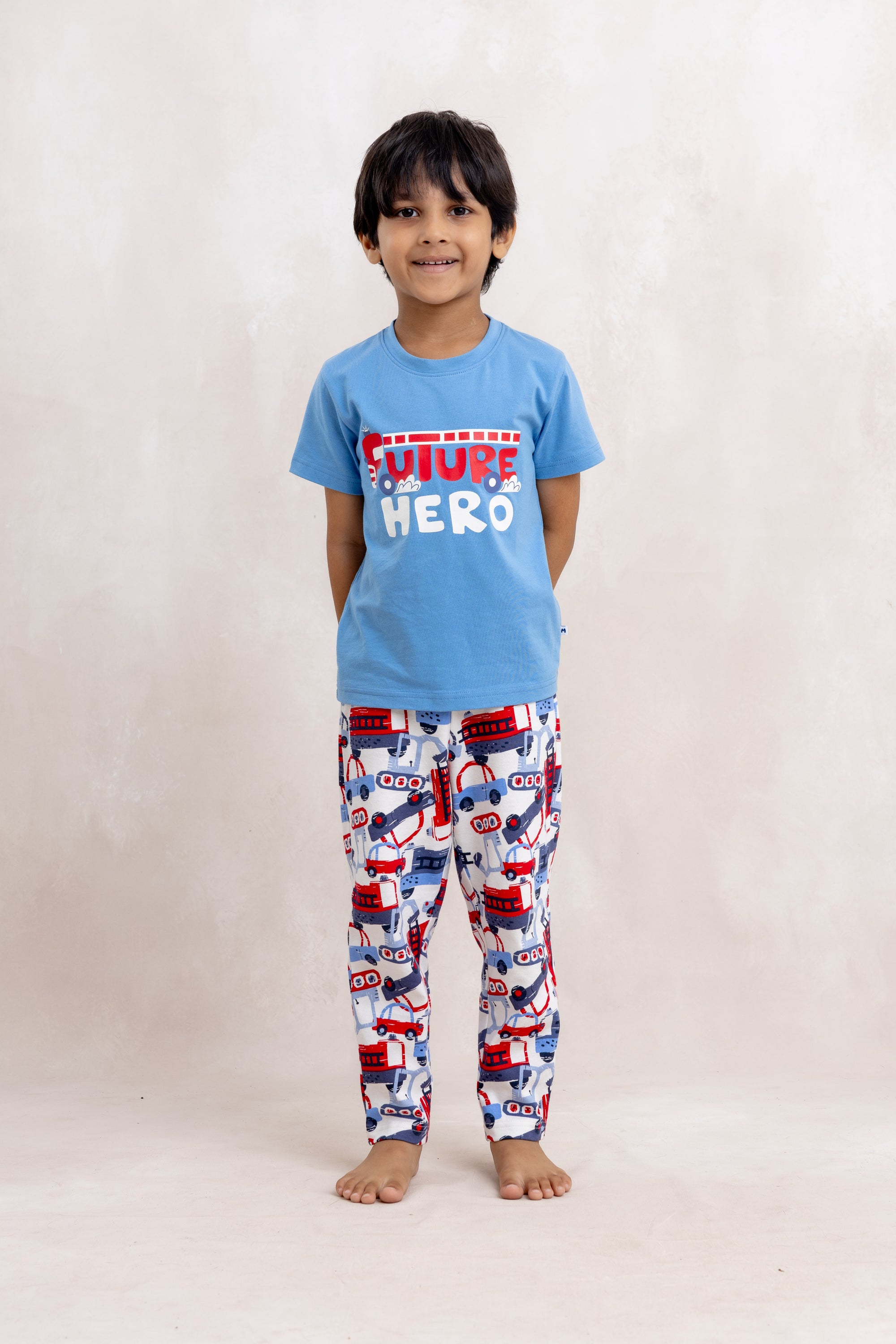 FUTURE HERO- BOYS SHORT SLEEVE PANT SET