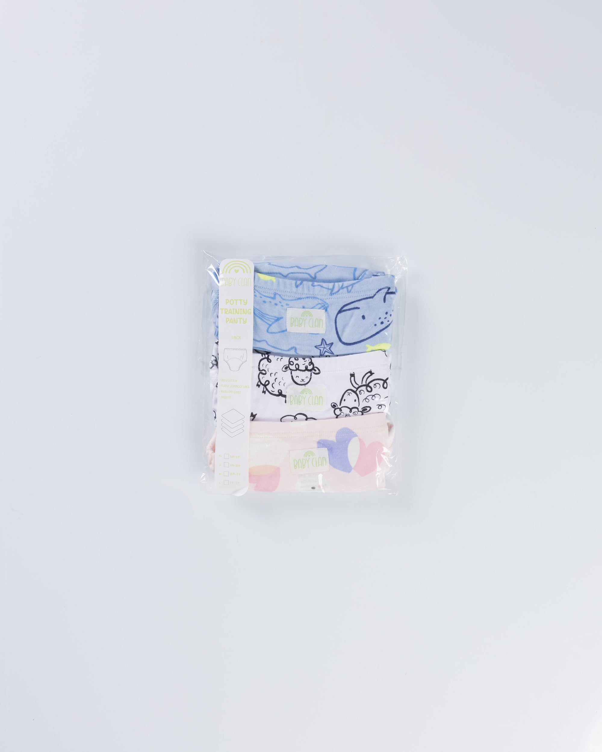 CUTE  POTTY TRAINING PANTY 3PACK