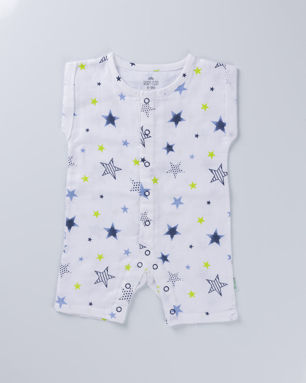 TWINKLE STAR MUSLIN ROMPER