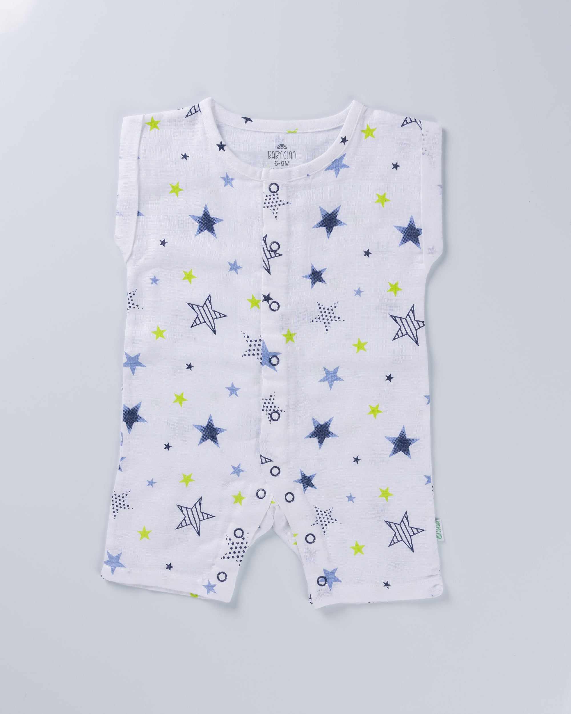 TWINKLE STAR MUSLIN ROMPER