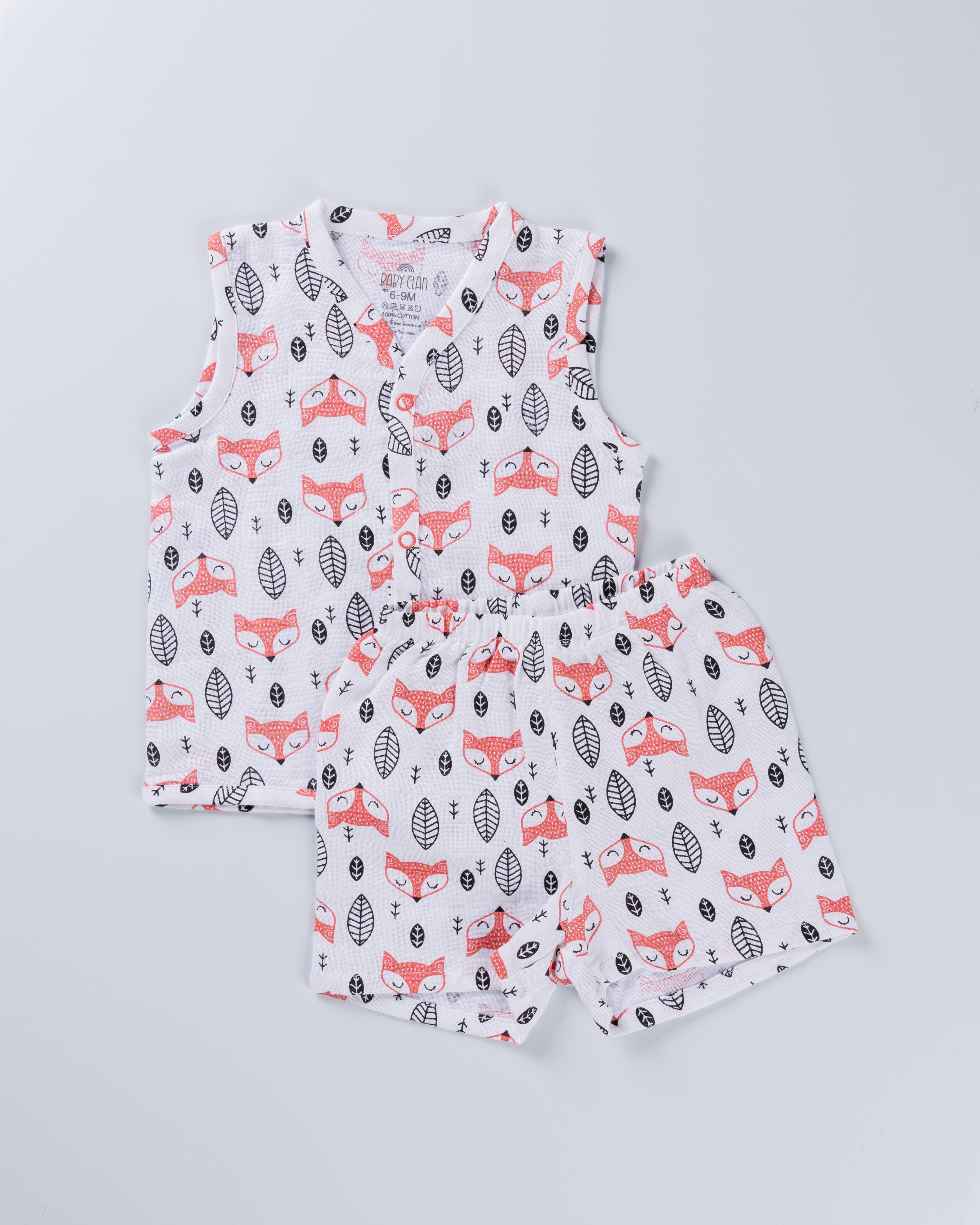 FOX MUSLIN  SHORT SET