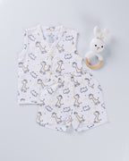 SAFARI SNUGGLES MUSLIN SHORT SET